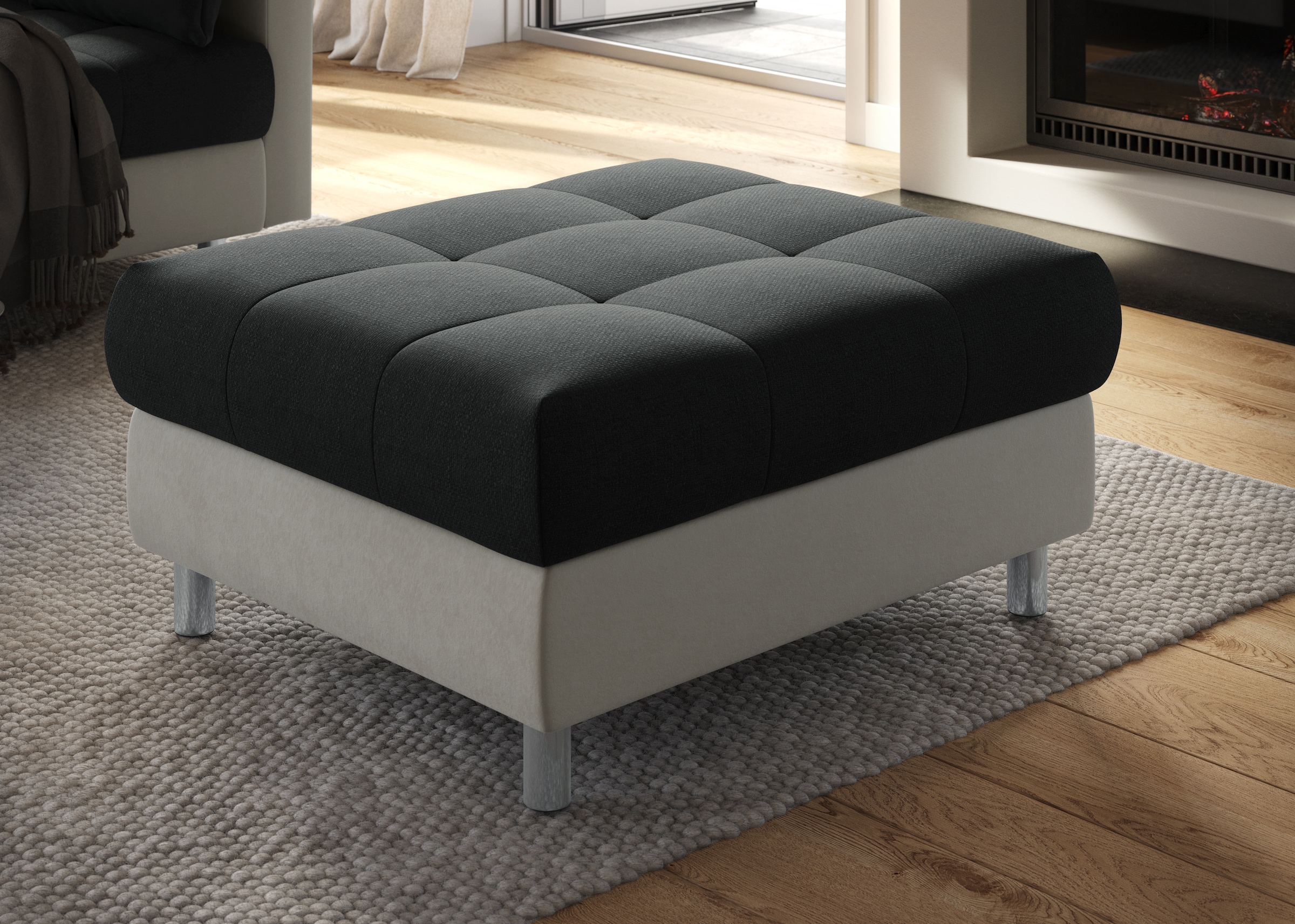 COLLECTION AB Hocker »Joseli«, Jelmoli-Versand Federkerns inklusive bestellen | online komfortablen