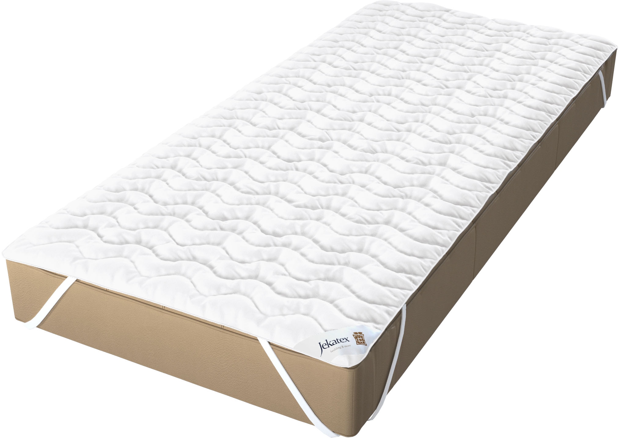 Jekatex Matratzenauflage »Denver Matratzenauflage mit praktischen Eckgummis, verschiedene Grössen«, (1 St.), sorgt für einen erholsamen Schlaf und für anspruchsvolle Hygiene!