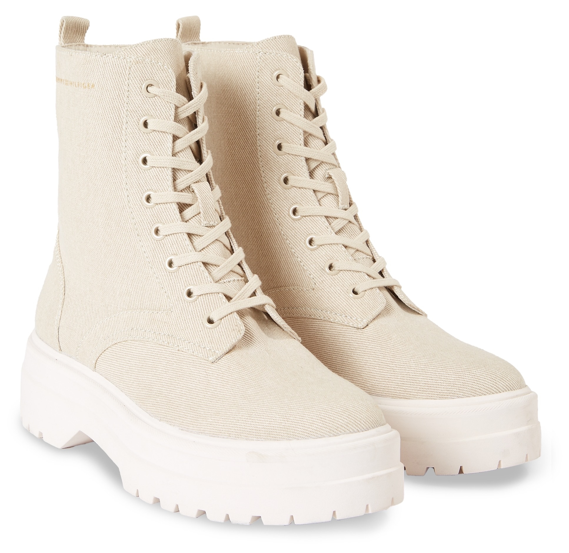 Schnürboots »FEMININE ESSENTIAL CANVAS BOOT«, mit Profilsohle