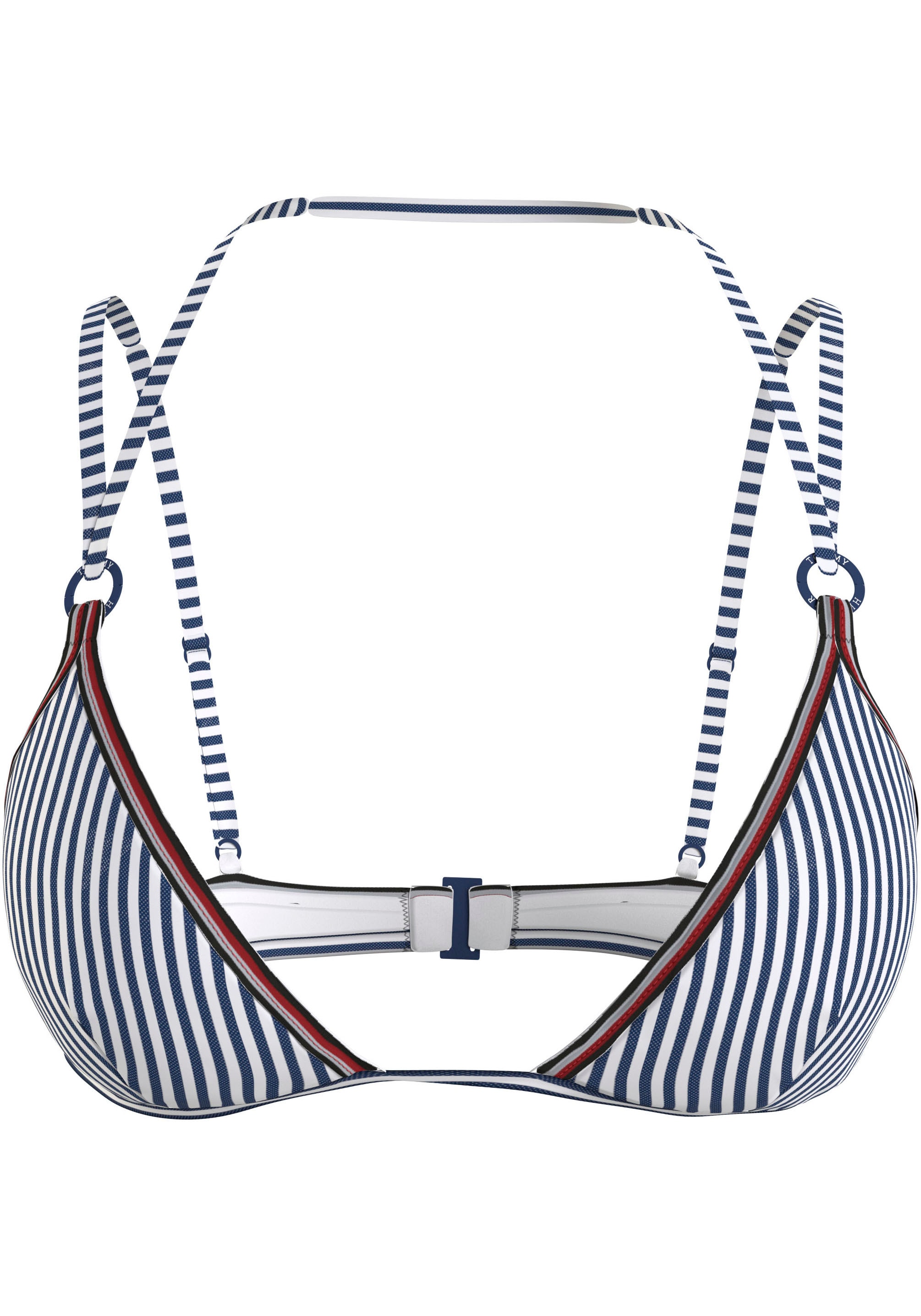 Tommy Hilfiger Swimwear Triangel-Bikini-Top »TRIANGLE FIXED RP PRINT«, mit Zierringen