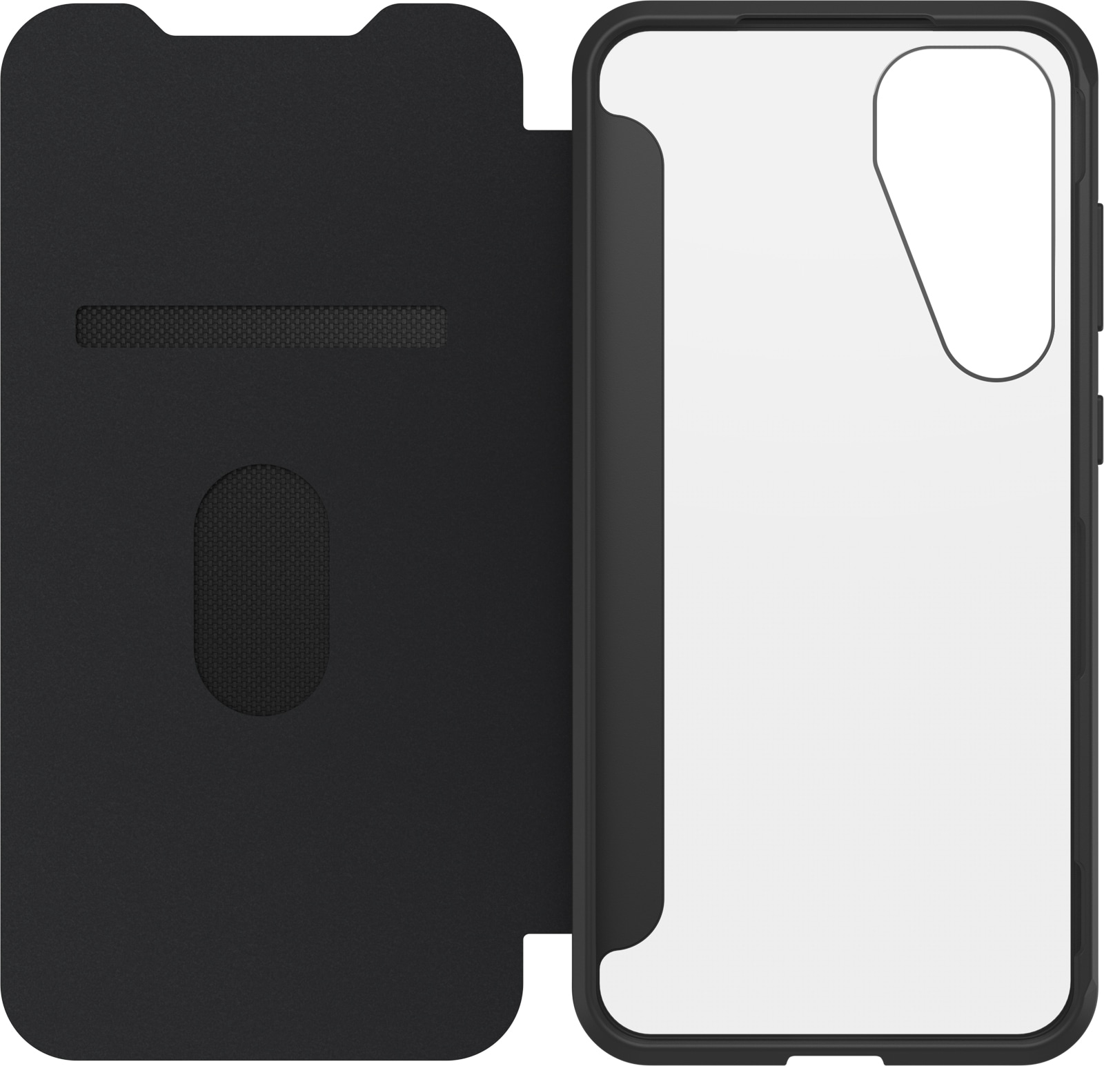 Otterbox Handyhülle »React Folio Samsung Galaxy S25+ clear/black«, Backcover, Schutzhülle, Handyschutzhülle, Case, Schutzcase, stossfest