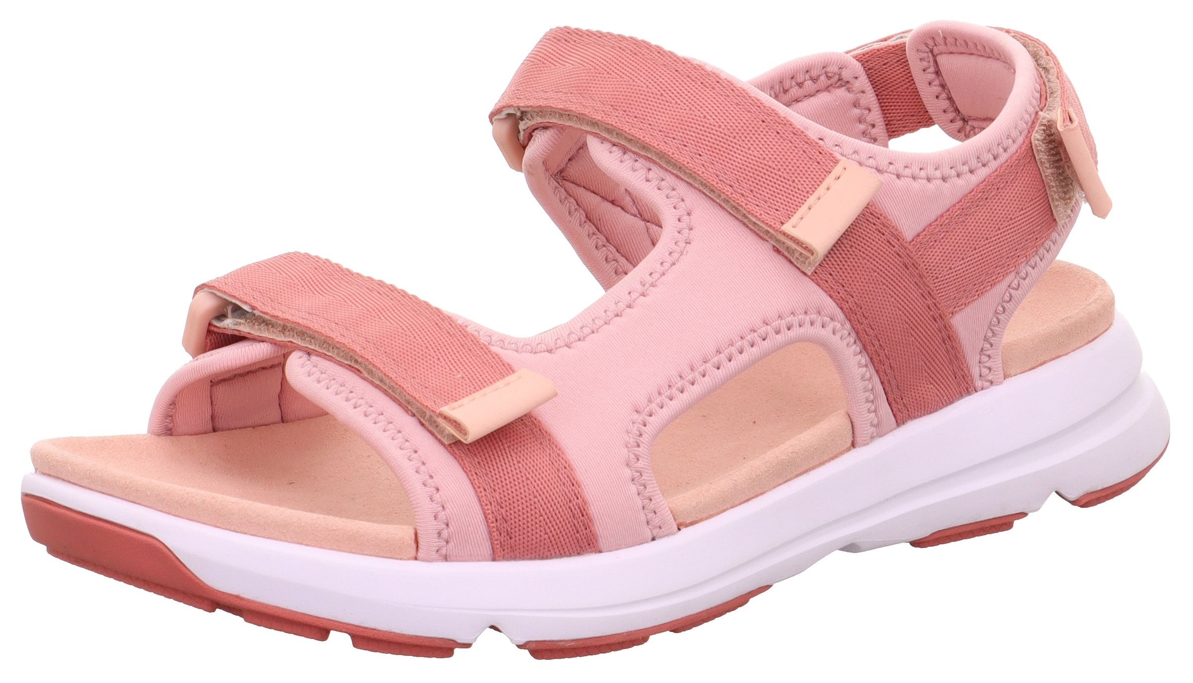 Legero Sandale »LIBERTY«, Sommerschuh, Sandalette, Klettschuh, mit 3 Klettverschlüssen