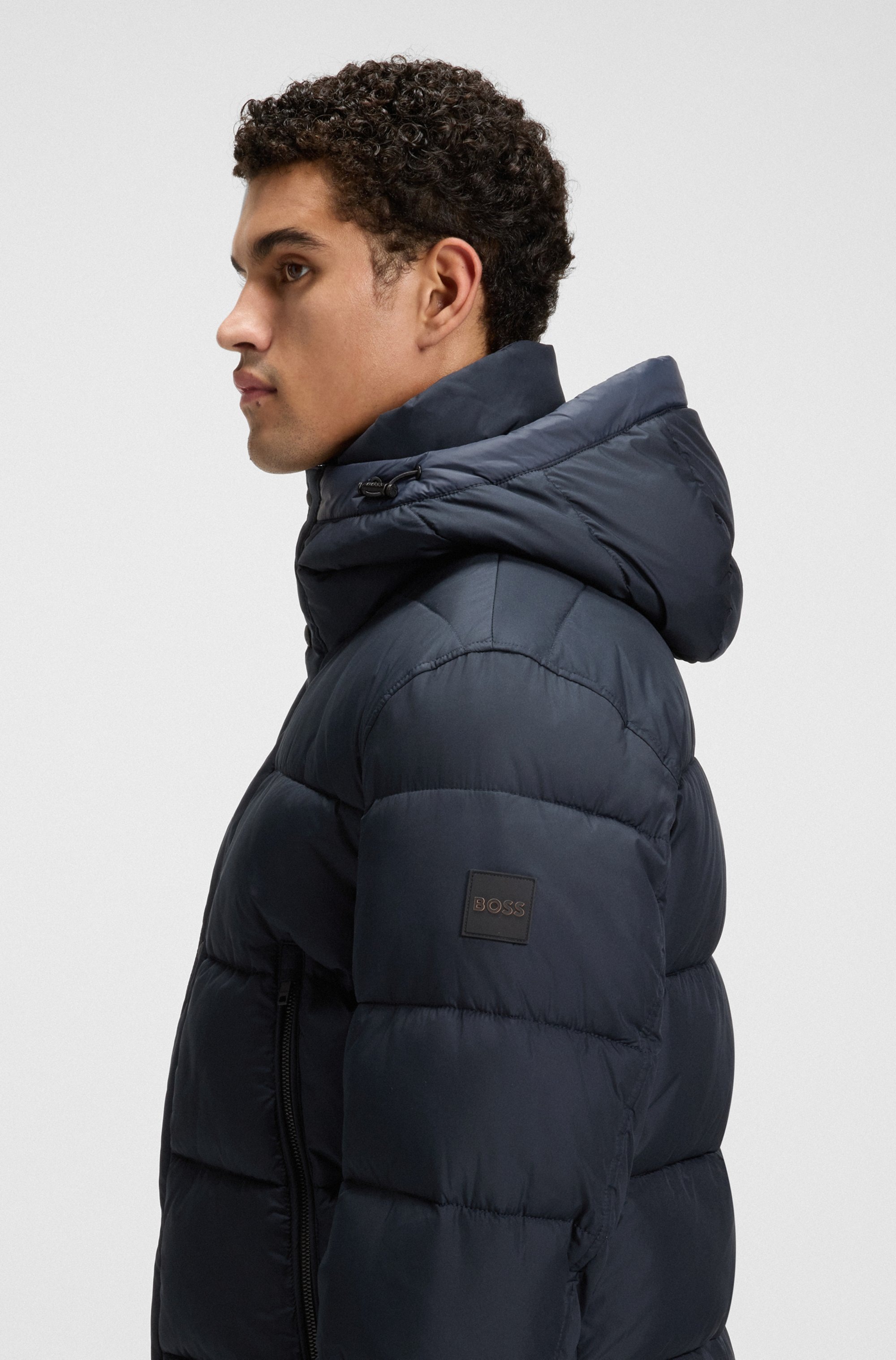 BOSS ORANGE Steppjacke »Omaris«, mit Kapuze, mit Reissverschlusstaschen