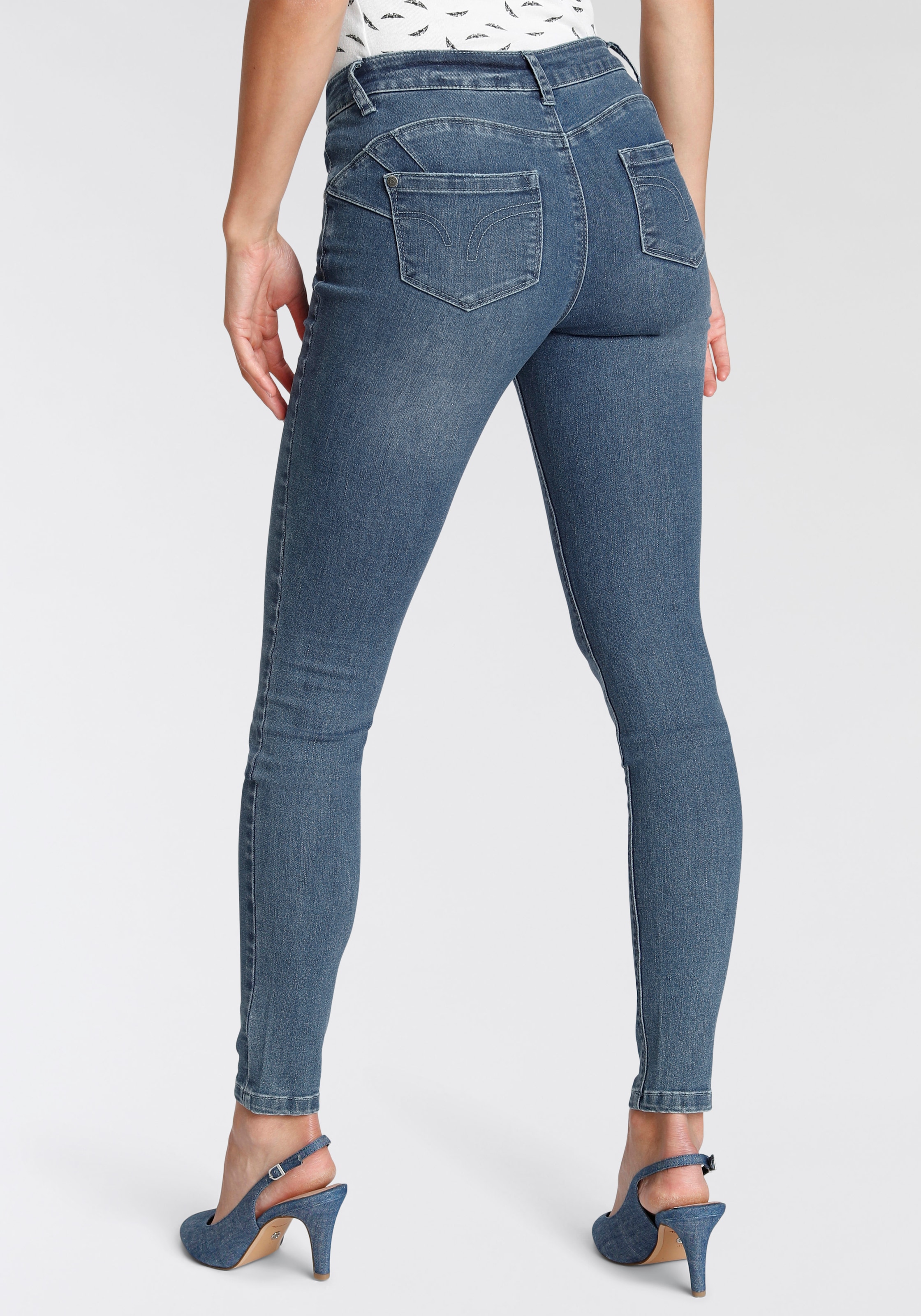 Arizona Skinny-fit-Jeans, Recyceltes Polyester online kaufen bei  Jelmoli-Versand Schweiz | Stretchjeans