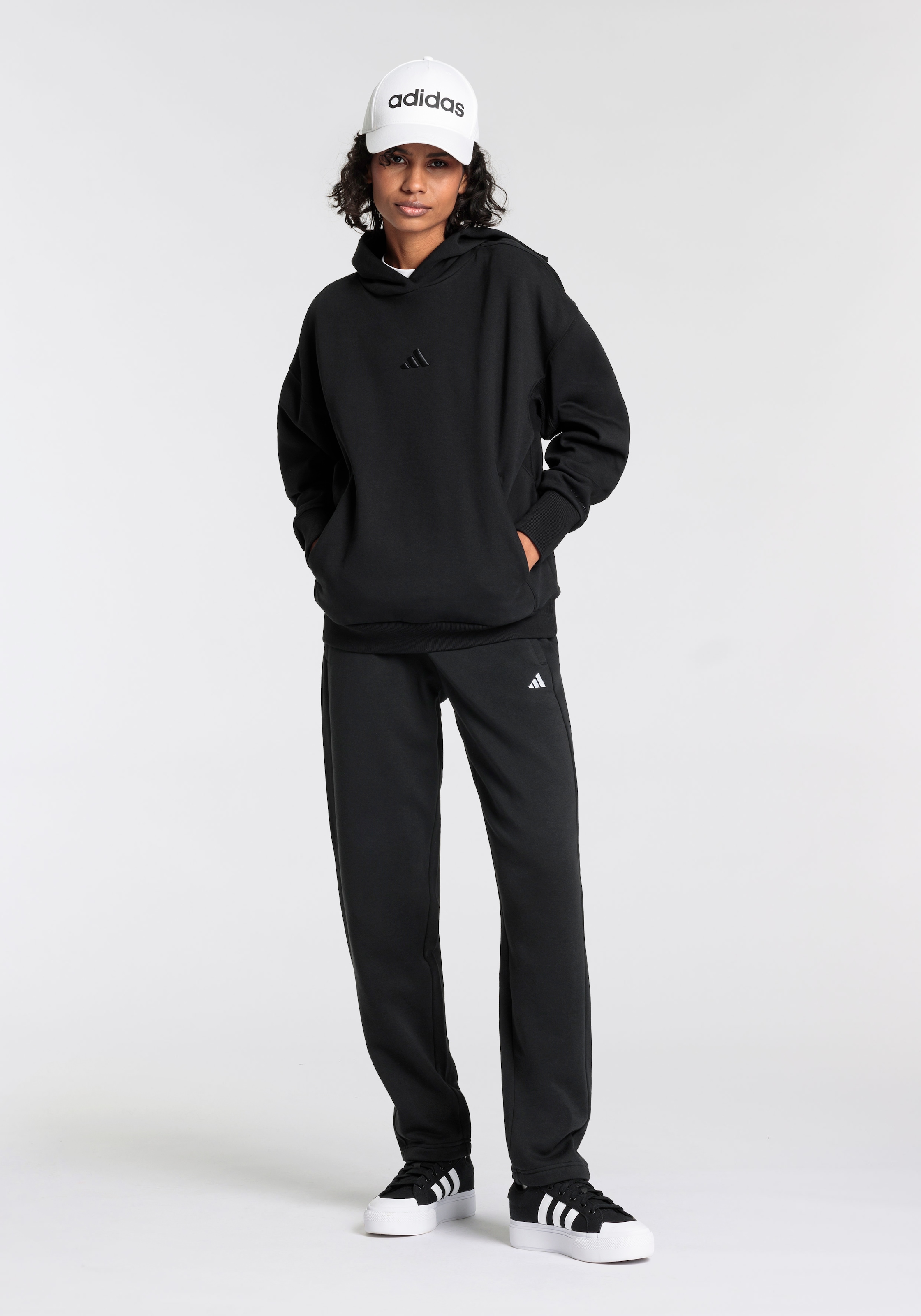 adidas Sportswear T-Shirt »LOUNGEWEAR ESSENTIALS SLIM 3-STREIFEN«