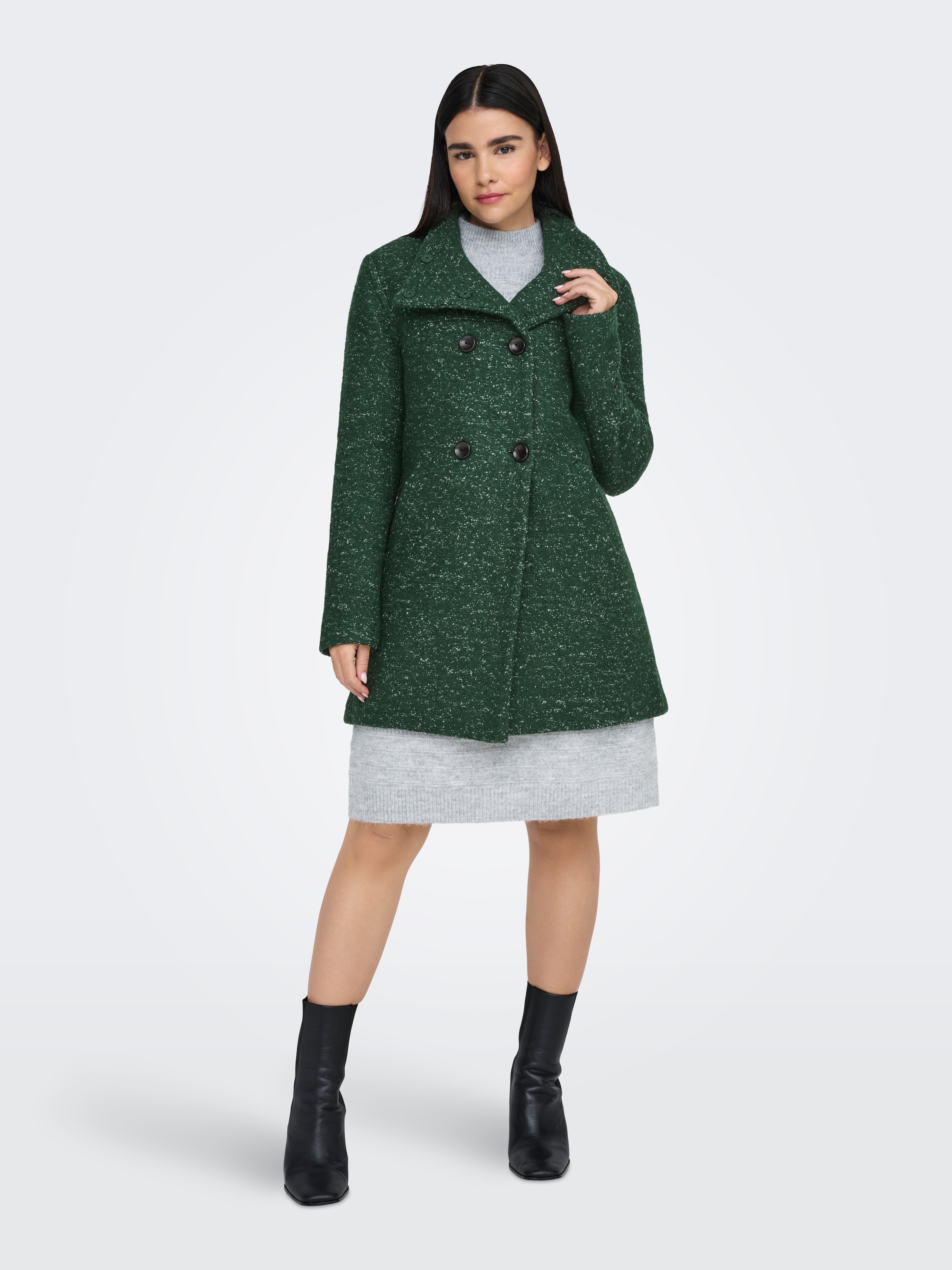 ONLY Langjacke »ONLNEWSOPHIA WOOL COAT OTW CC«, mit Wolle