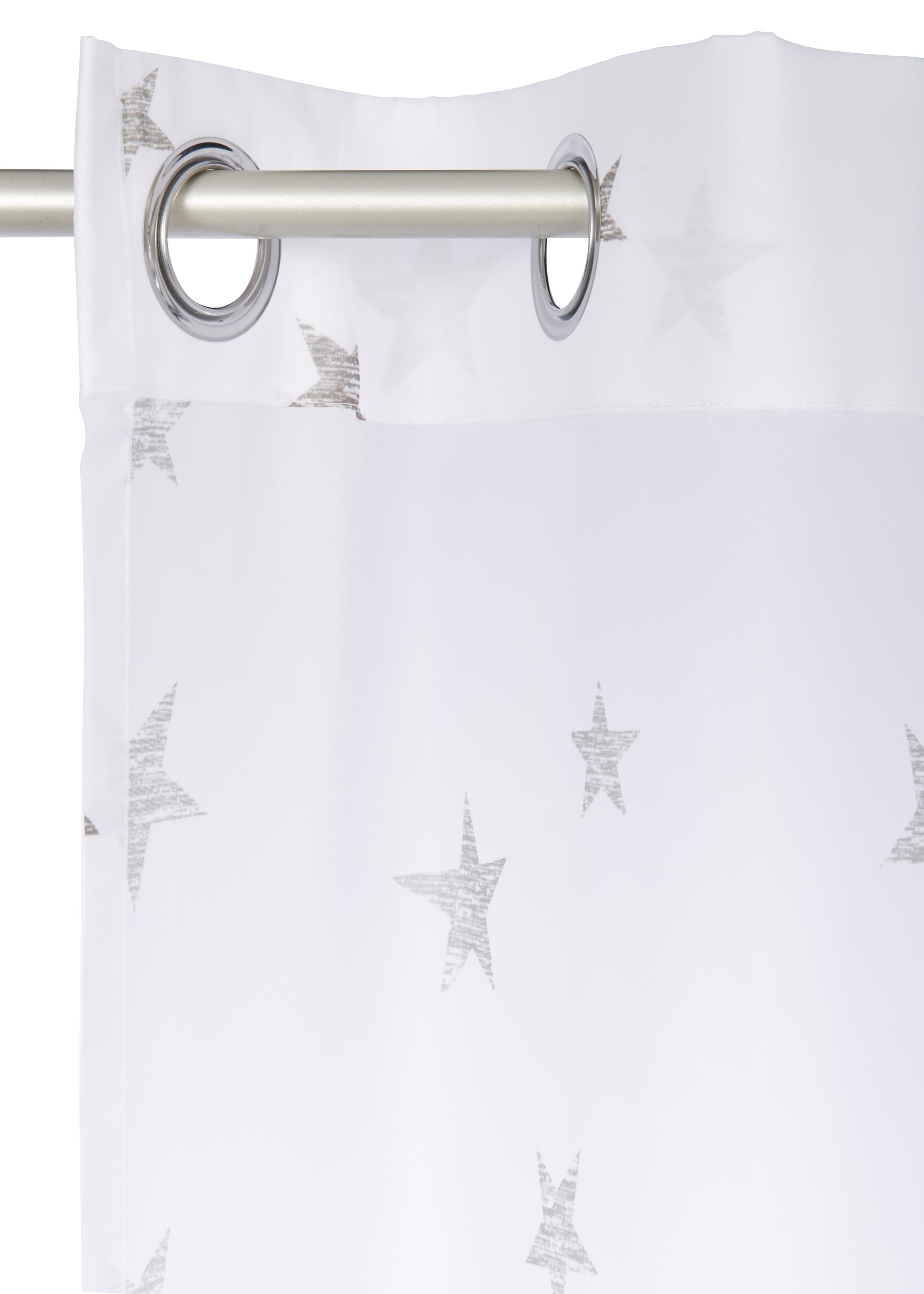 my home Gardine »Stern«, St.), Voile, Transparent, | bestellen online Polyester (1 Jelmoli-Versand