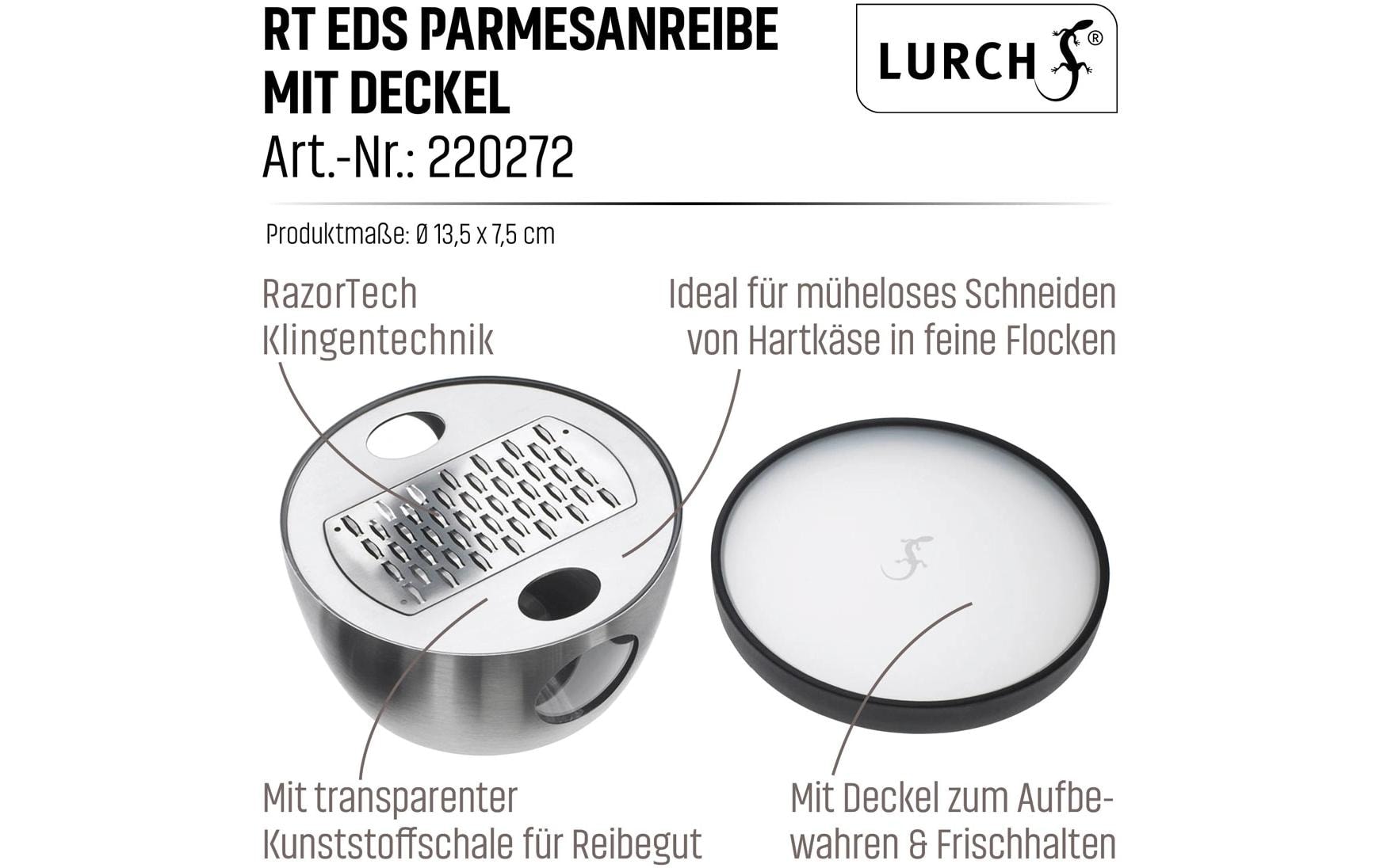 Lurch Küchenreibe »Silberfarben«