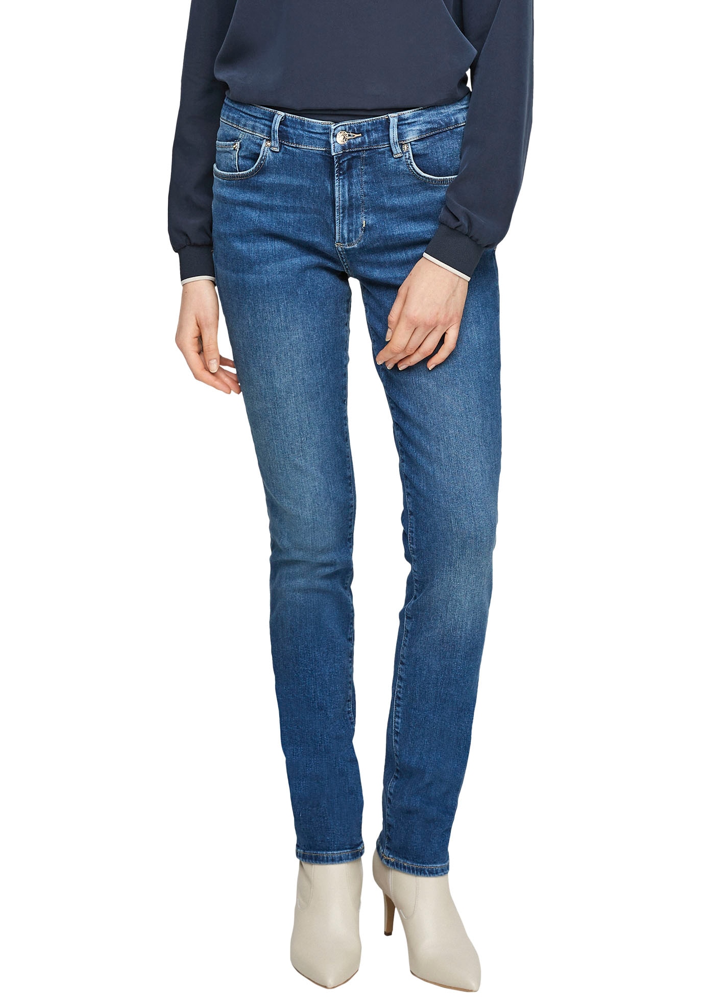 online Jelmoli-Versand s.Oliver Schweiz Form bestellen Slim-fit-Jeans »Betsy«, in bei Basic 5-Pocket