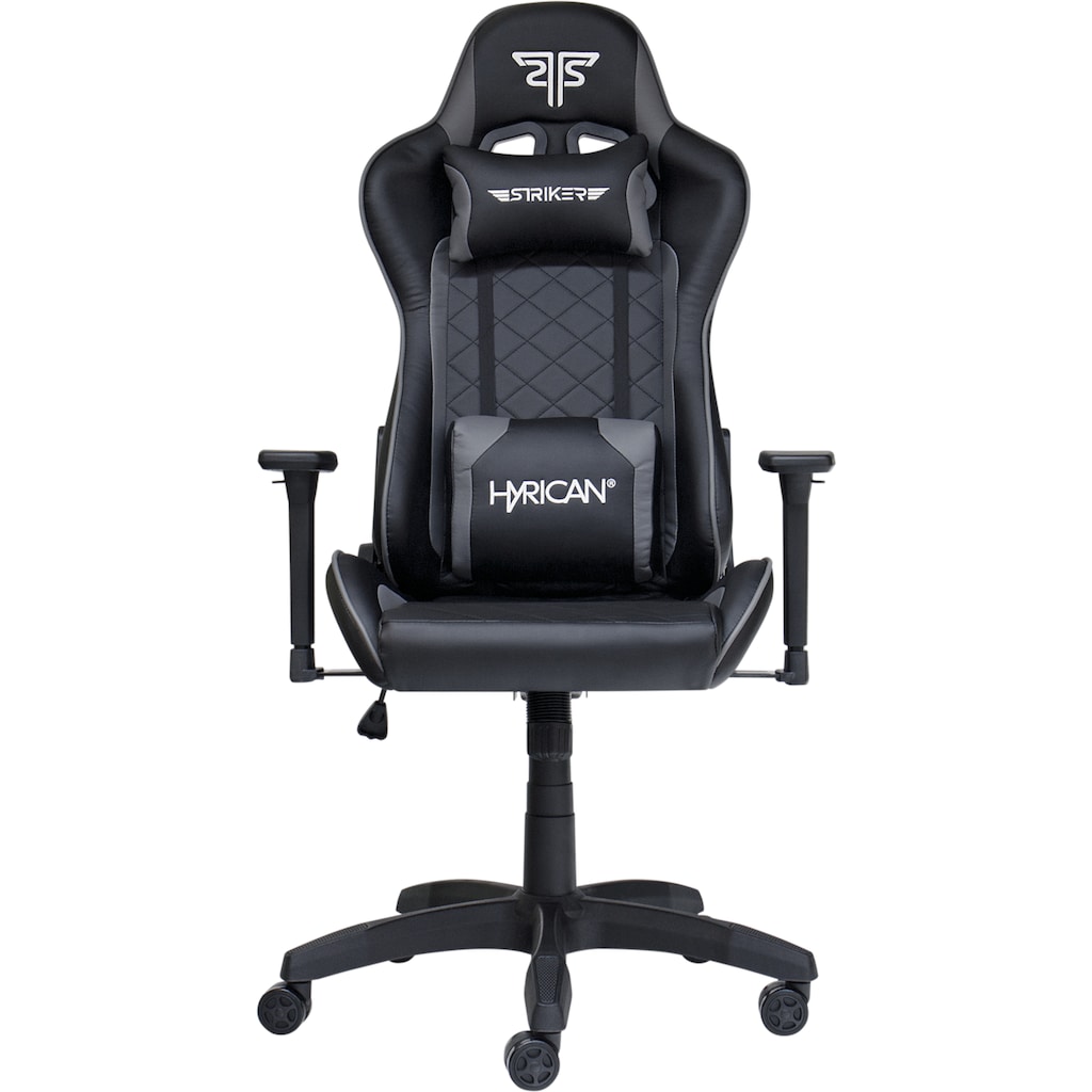 Hyrican Gaming-Stuhl »"Striker Comander" schwarz, ergonomischer Gamingstuhl«, Kunstleder, Bürostuhl, Schreibtischstuhl, geeignet für Kinder und Jugendliche