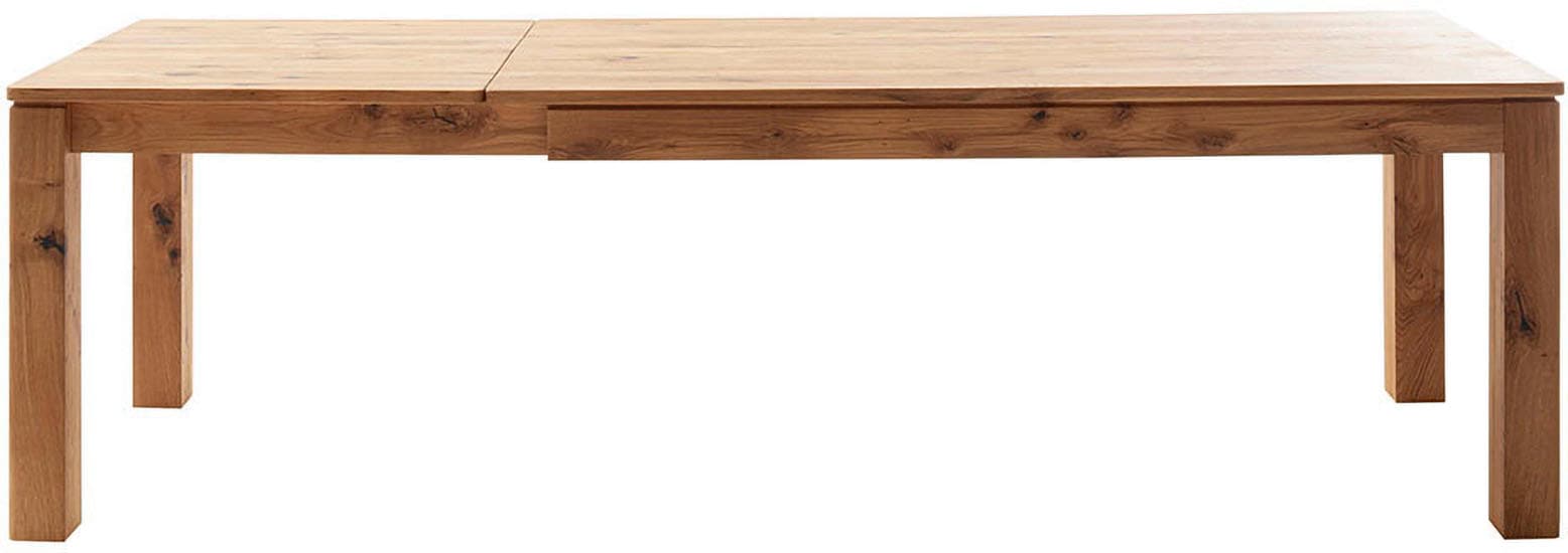 MCA furniture Esstisch »ETNA 4-Fuss Tisch«, (Einzelstück), Massivholz,durchgehende Lamelle,Stollenfuss 10x10cm,Tischplatte 2,5cm