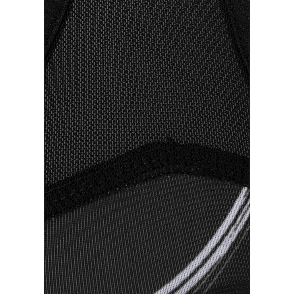 LASCANA ACTIVE Funktionsshirt »-Sporttop Black Marble«