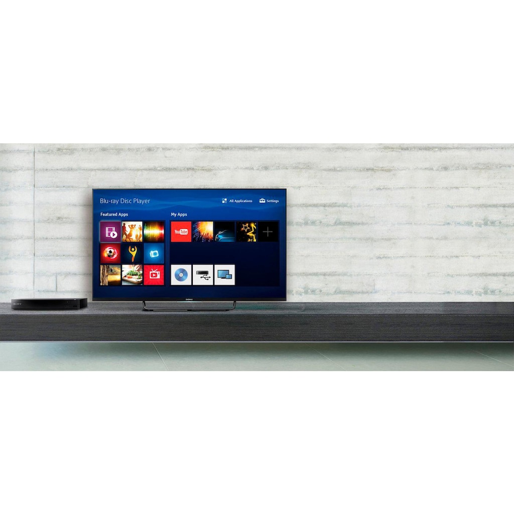 Sony Blu-ray-Player »BDP-S6700«, 4k Ultra HD, Miracast (Wi-Fi Alliance)-LAN (Ethernet)-WLAN, 3D-fähig-4K Upscaling