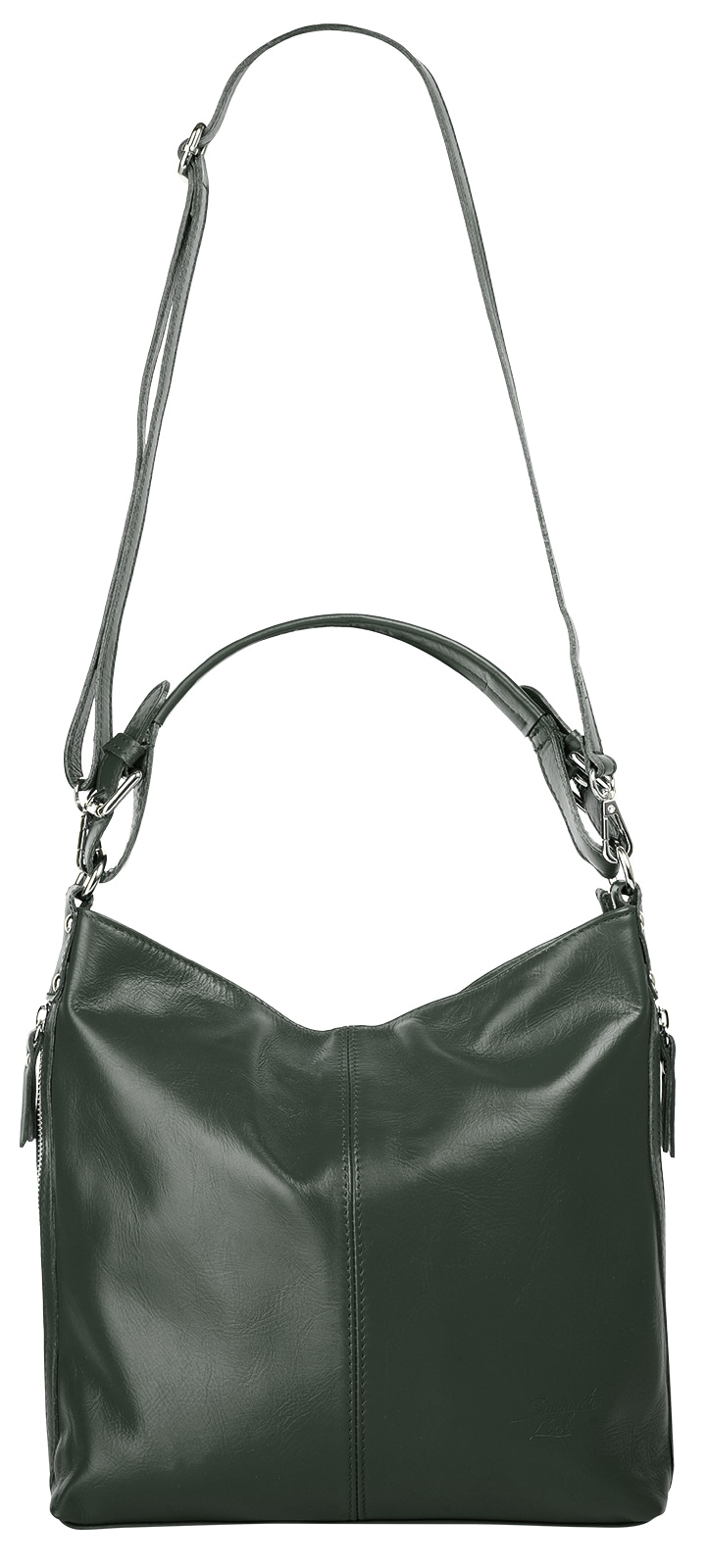 Samantha Look Henkeltasche, echt Leder, Made in Italy