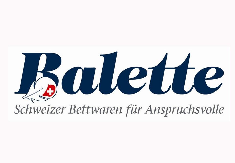 Balette Kopfkissen »Kopfkissen/ Pfulmen, Balette, »Edition««, Füllung: 100% Faserflaum, Bezug: 100% Microfaser, (1 St.)