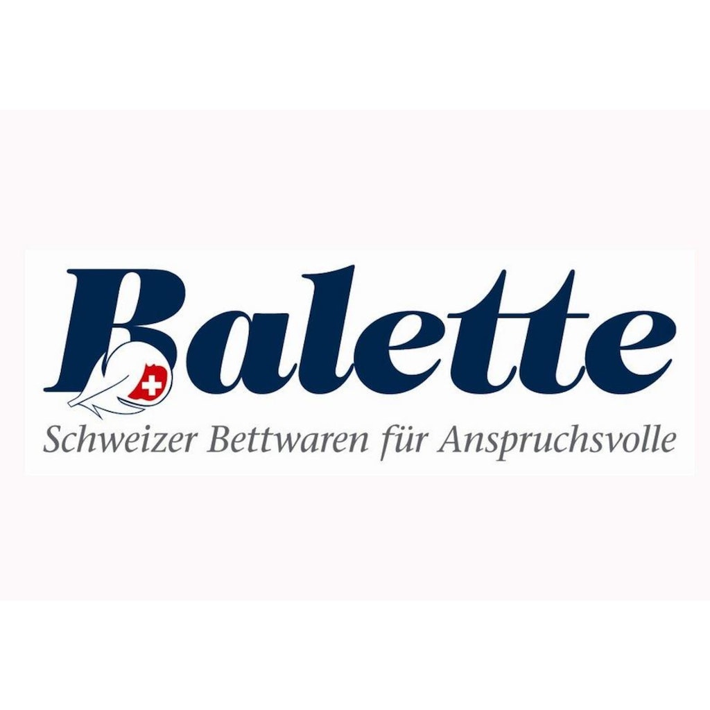 Balette Kopfkissen »Kopfkissen/ Pfulmen, Balette, »Edition««, Füllung: 100% Faserflaum, Bezug: 100% Microfaser, (1 St.)