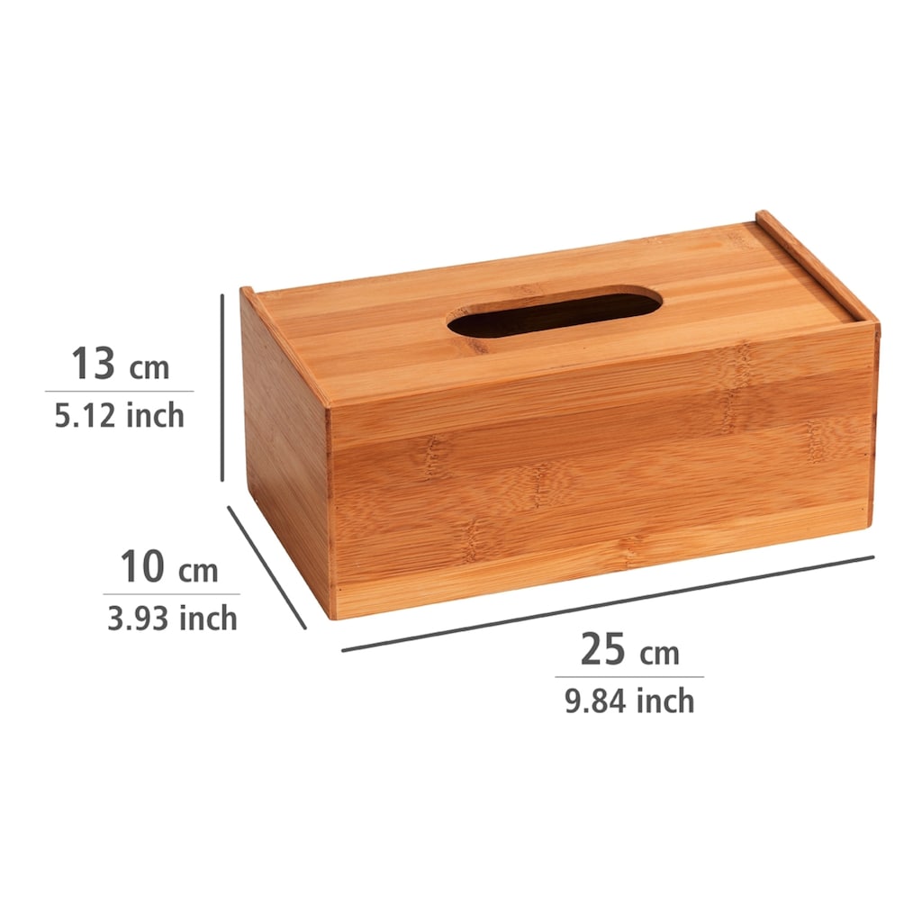WENKO Papiertuchbox »Terra«, (1 St.), aus Bambus
