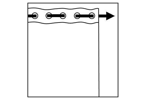 Weckbrodt Fadenvorhang »Leon«, (1 St.), Fadengardine, Insektenschutz, transparent, kürzbar, Store