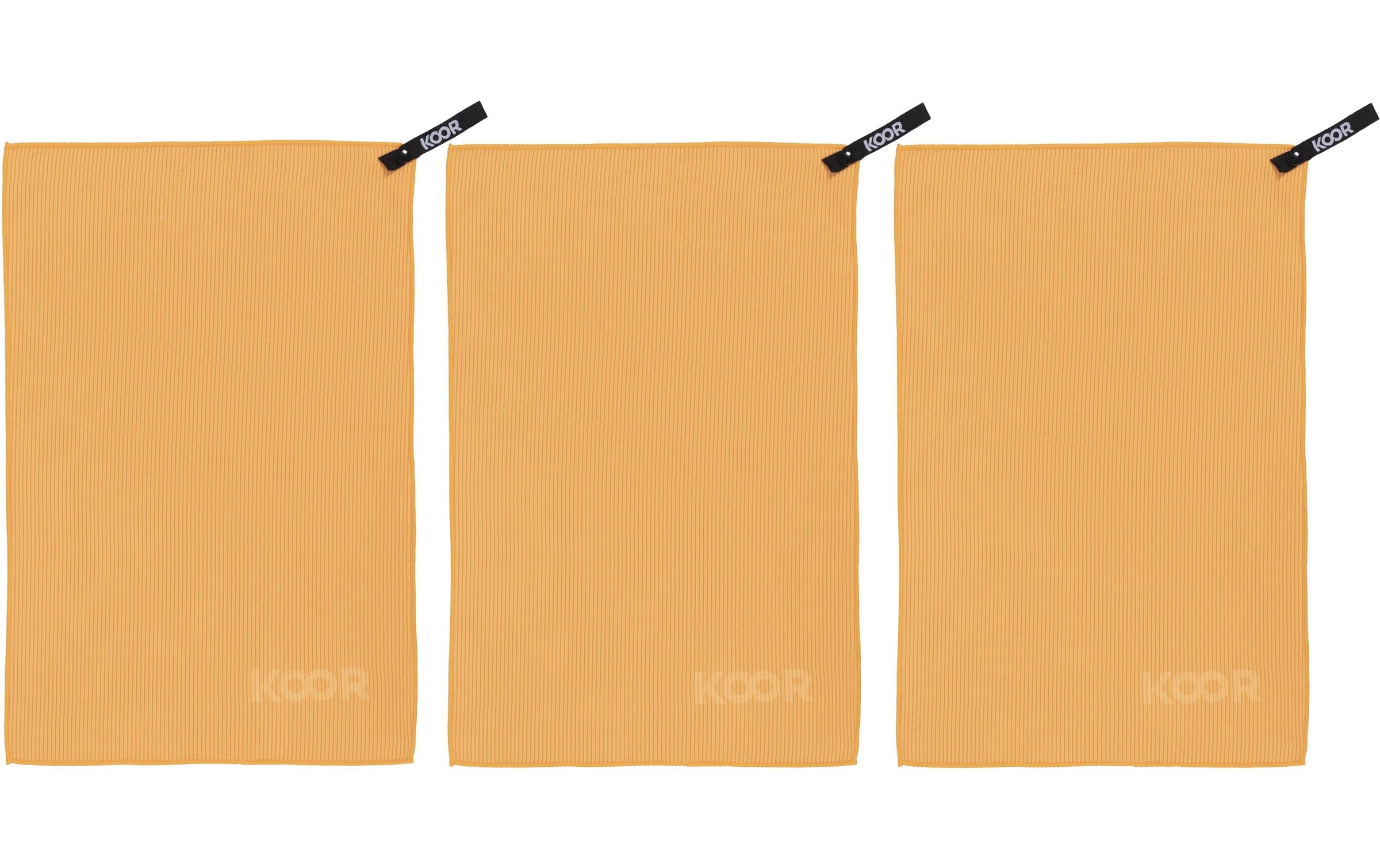 KOOR Handtuch »Silva Onda Arancia«, (1 St.)