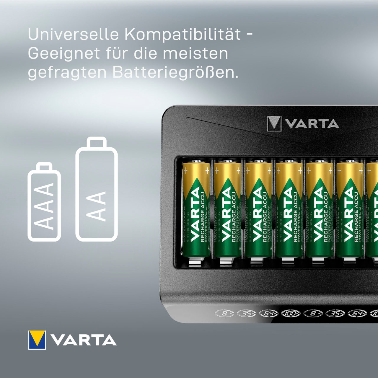 VARTA Akku-Ladestation »VARTA LCD Multi Charger+«