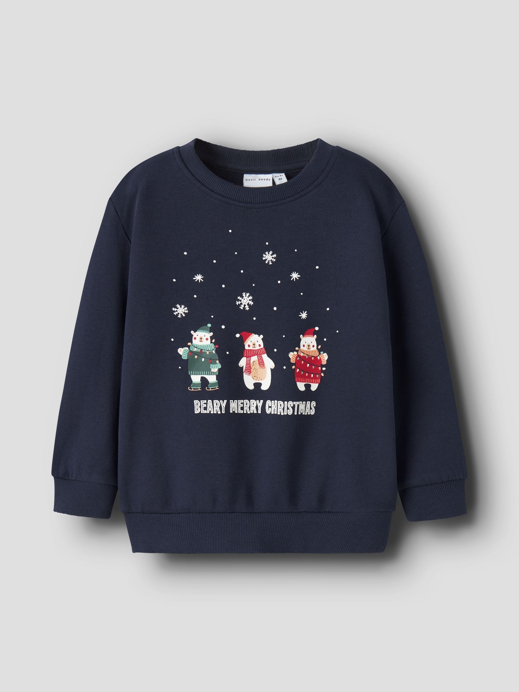 Name It Sweatshirt »NMMVISMAS LS NREG SWEAT BRU«