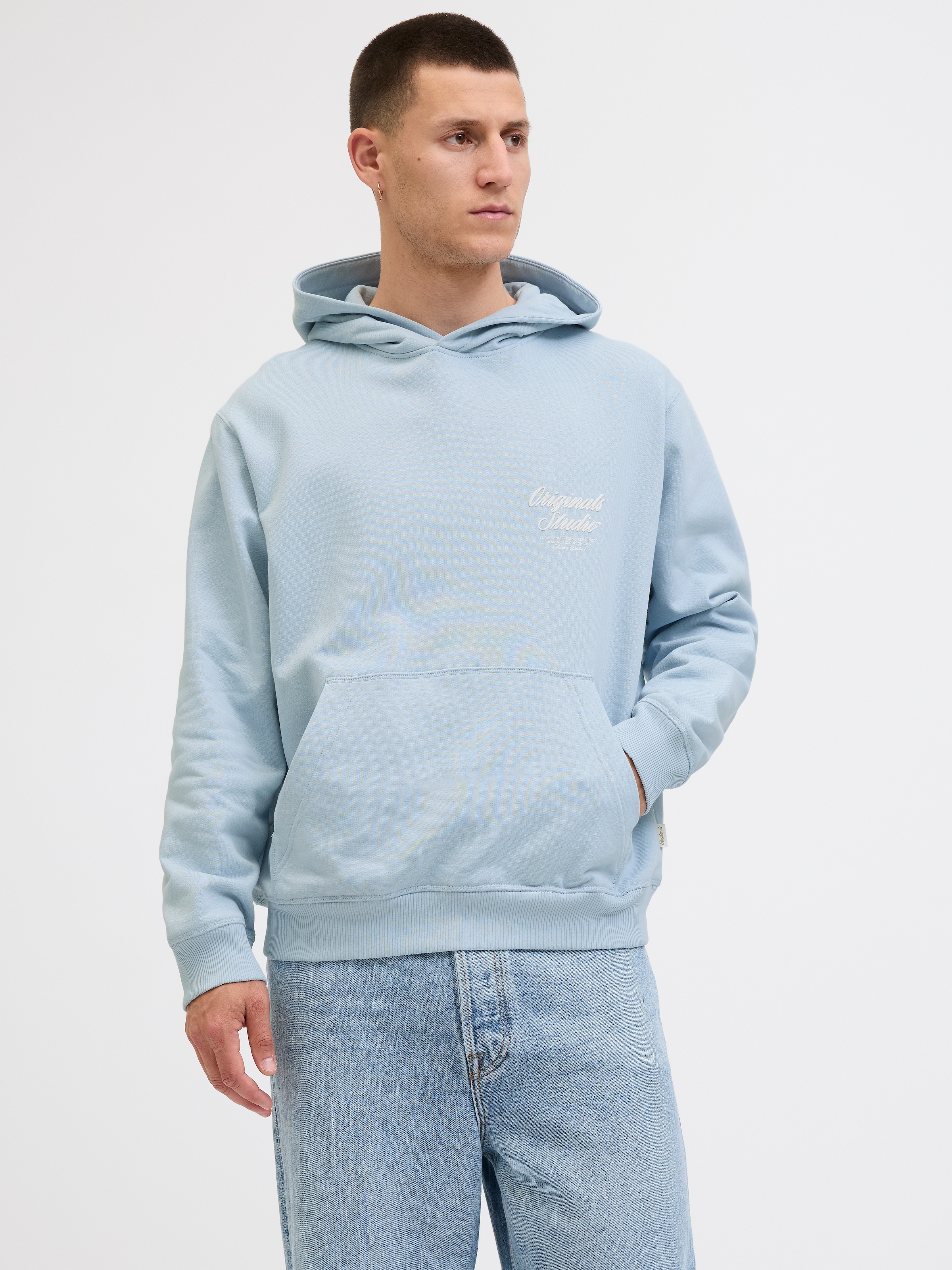 Jack & Jones Kapuzensweatshirt »JORNORREBRO TYPO BACK SWEAT HOOD SN«, mit Print