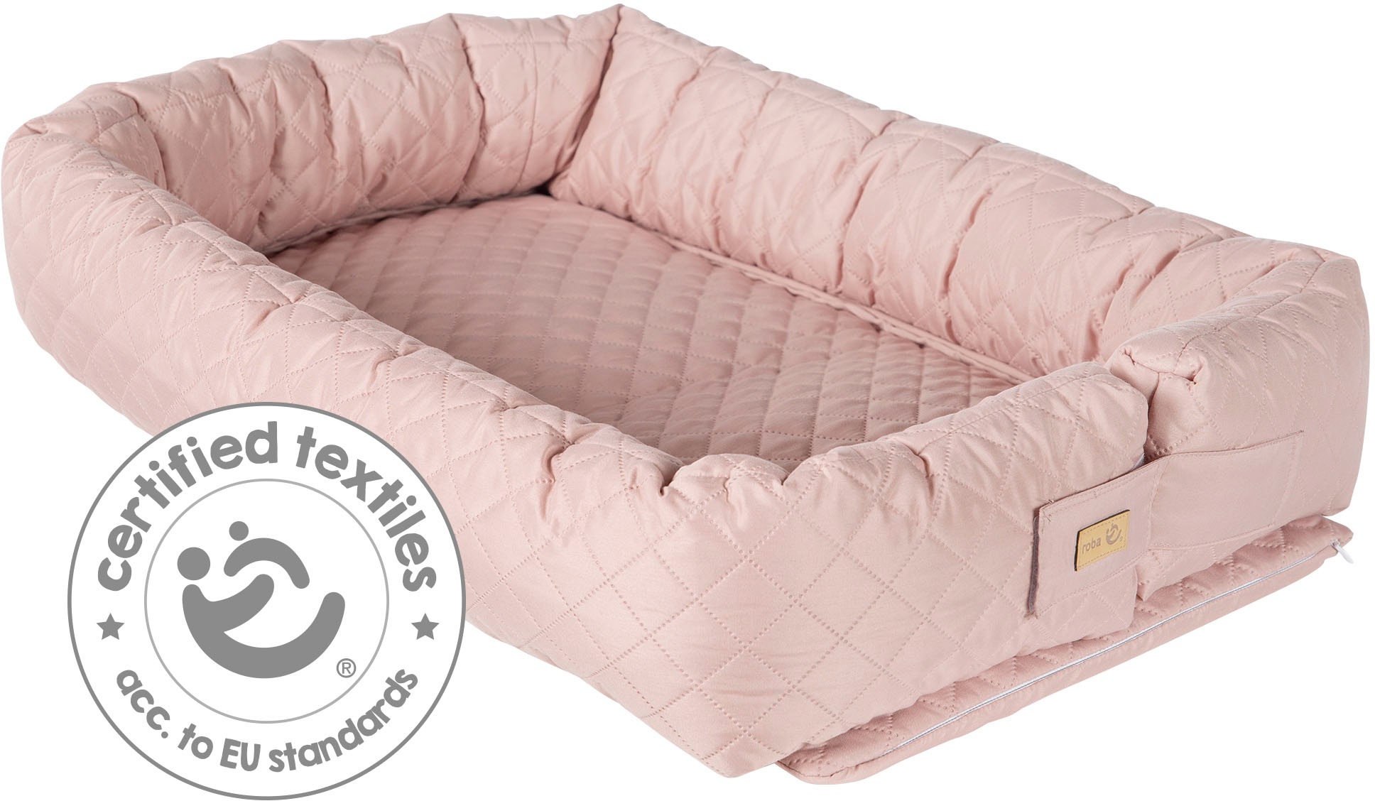 roba® Kuschelnest »Babylounge, Style, rose/mauve«, 3in1