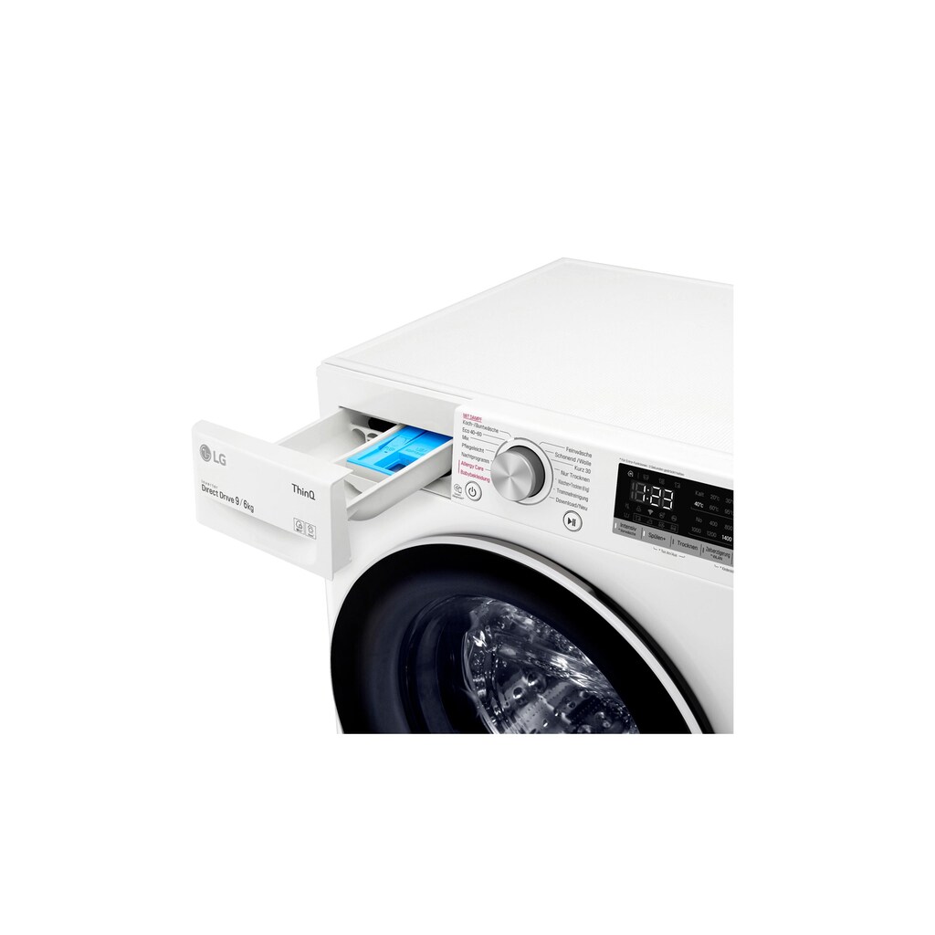LG Waschtrockner »V5WD906 9 kg / 6 kg A«