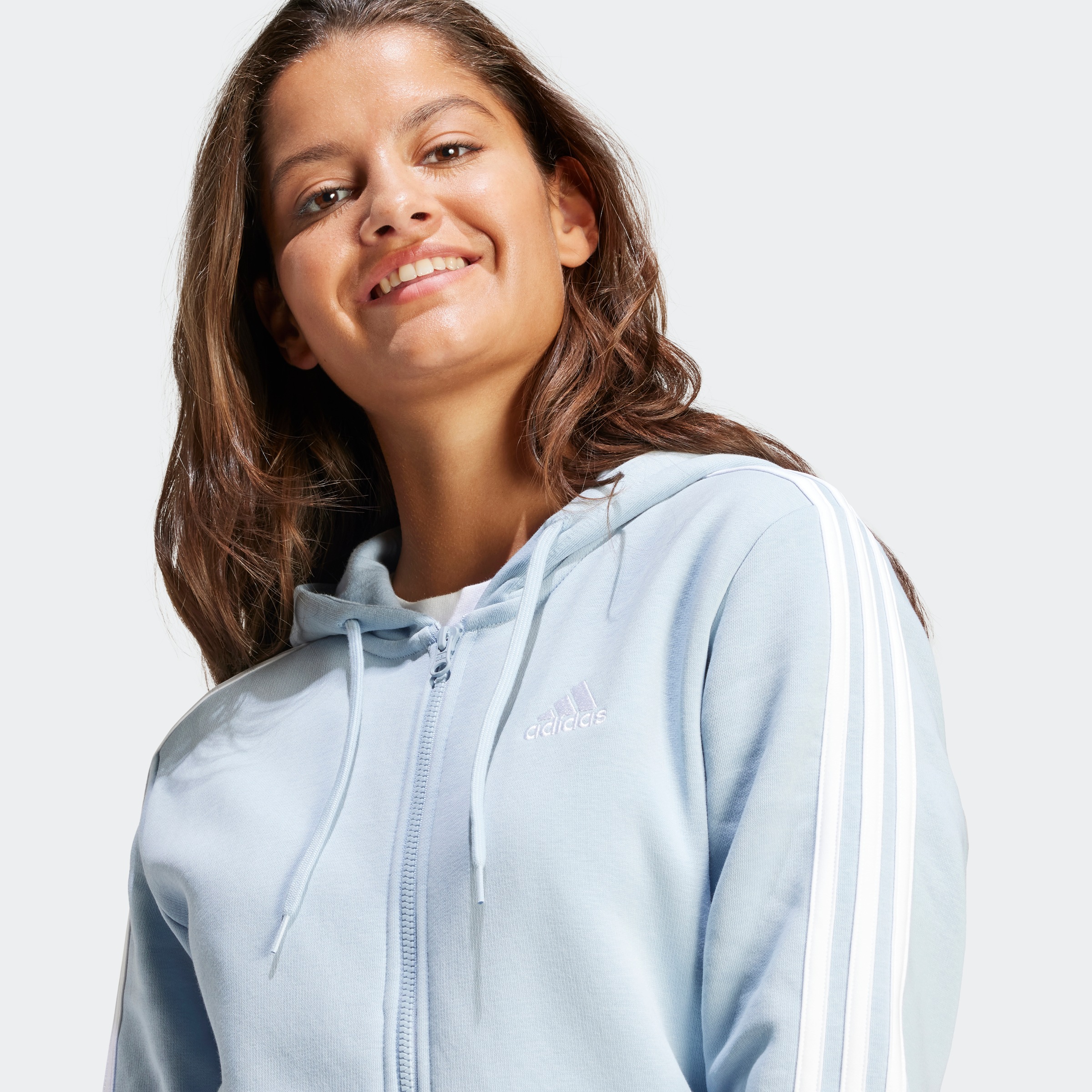 adidas Sportswear Kapuzensweatshirt »ESSENTIALS 3STREIFEN KAPUZENJACKE«