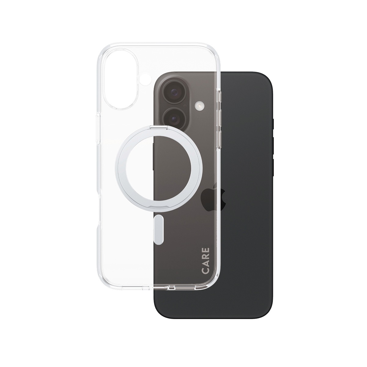 CARE by PanzerGlass Handyhülle »Kickstand Case für Apple iPhone 16 Plus«, Backcover, Schutzhülle, Handyschutzhülle, Case, Schutzcase, stossfest