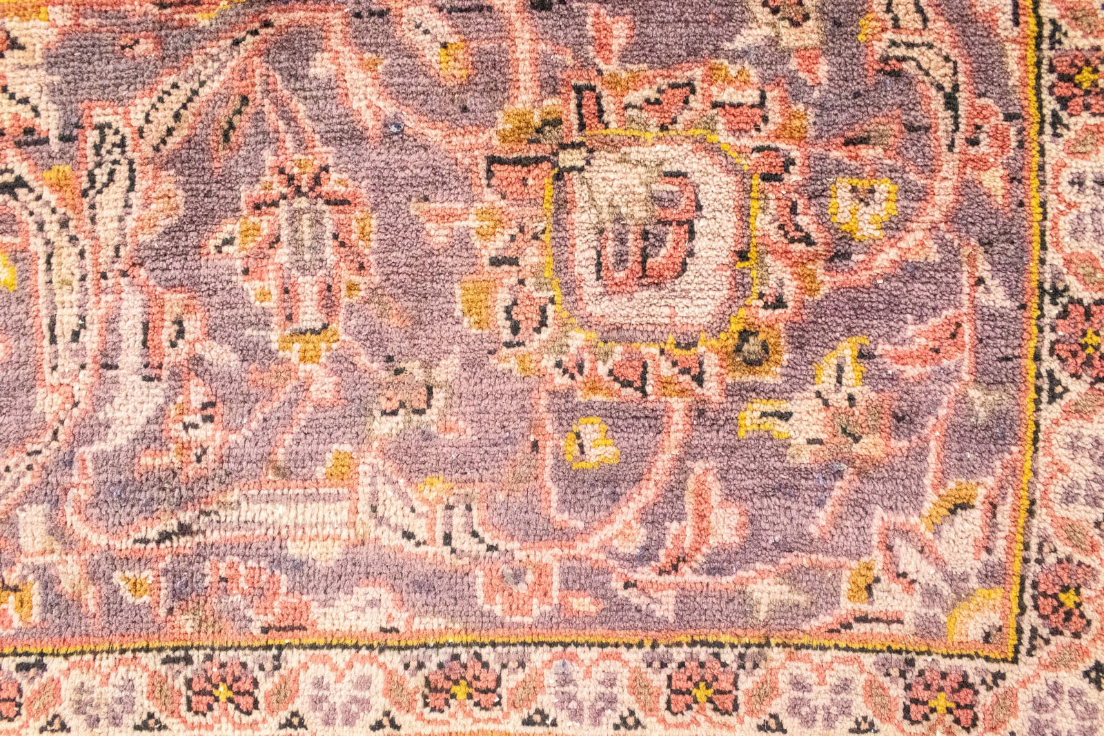 morgenland Wollteppich »Keshan Teppich handgeknüpft rosa«, rechteckig