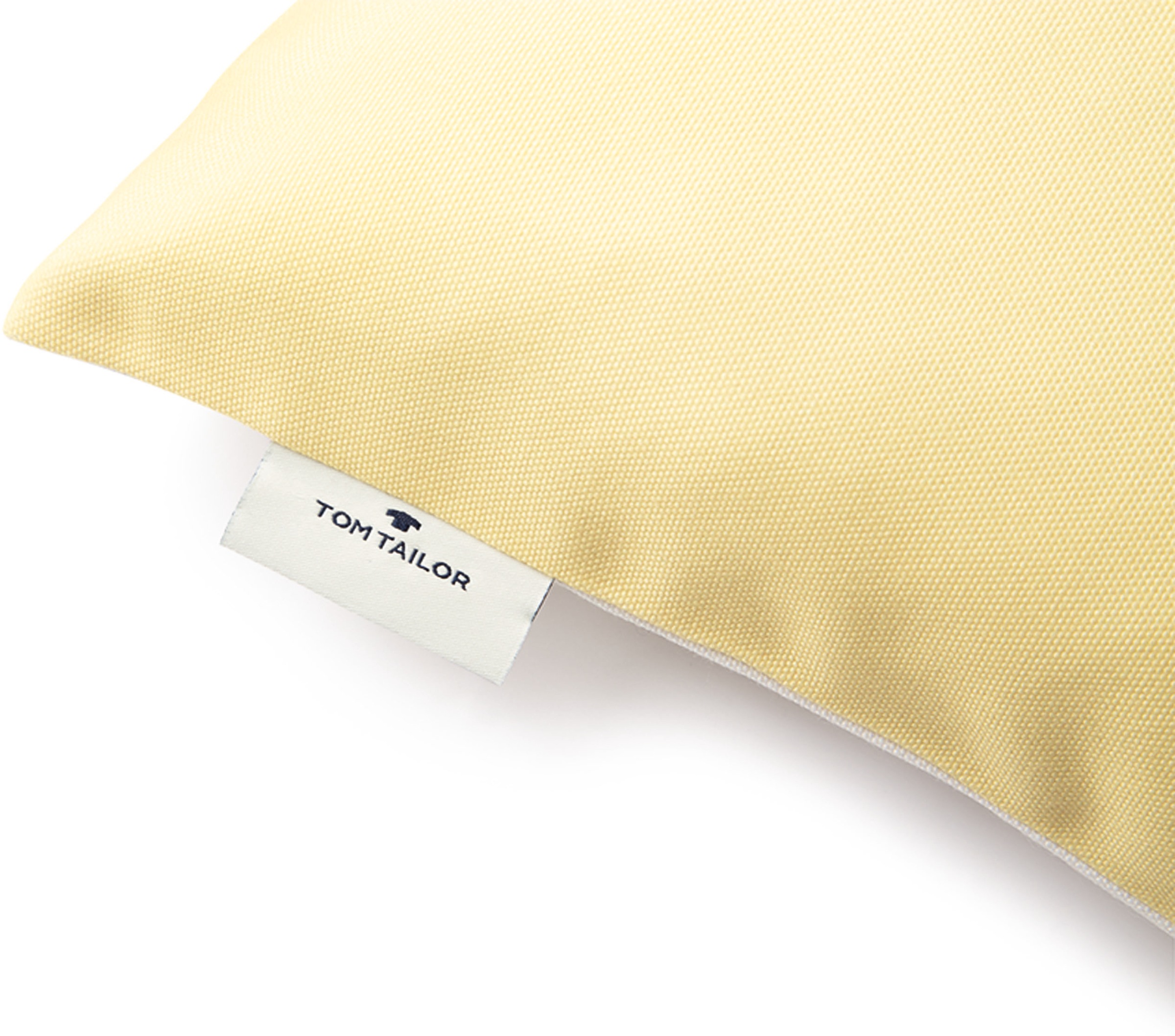 TOM TAILOR HOME Dekokissen »Dove Signature«, mit Paspel, Kissenhülle ohne Füllung, 1 Stück