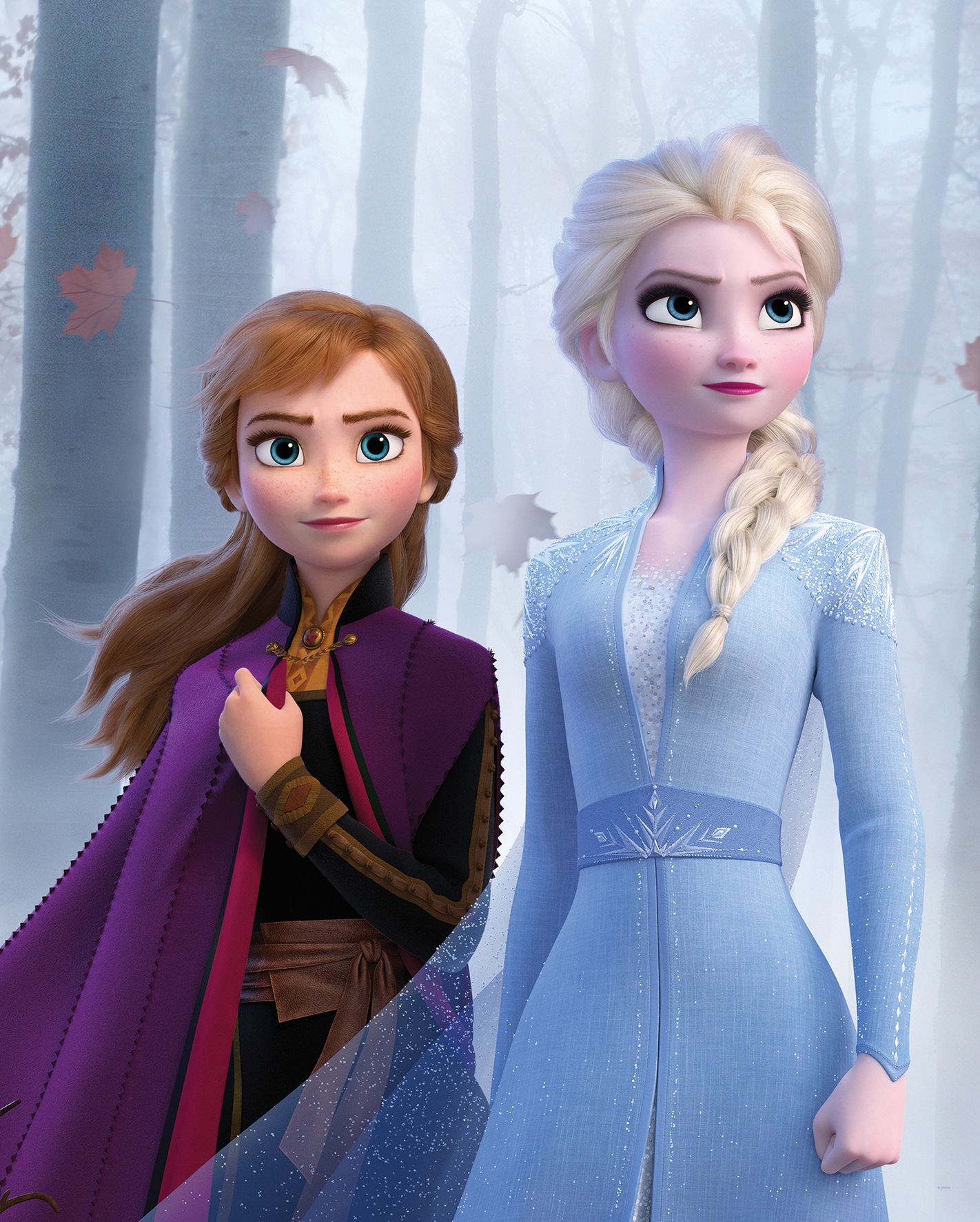 ✵ Komar Poster »Frozen Sisters in the Wood«, Disney, (1 St.), Kinderzimmer,  Schlafzimmer, Wohnzimmer günstig entdecken | Jelmoli-Versand