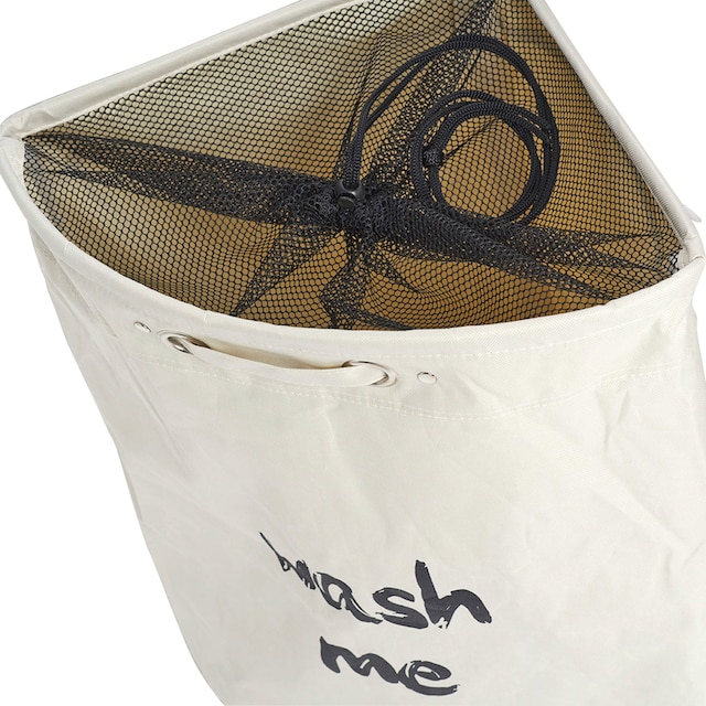 ❤ Zeller Present Wäschesack »Wäschekorb, Wash me«, BxTxH: 34x34x56 cm  ordern im Jelmoli-Online Shop
