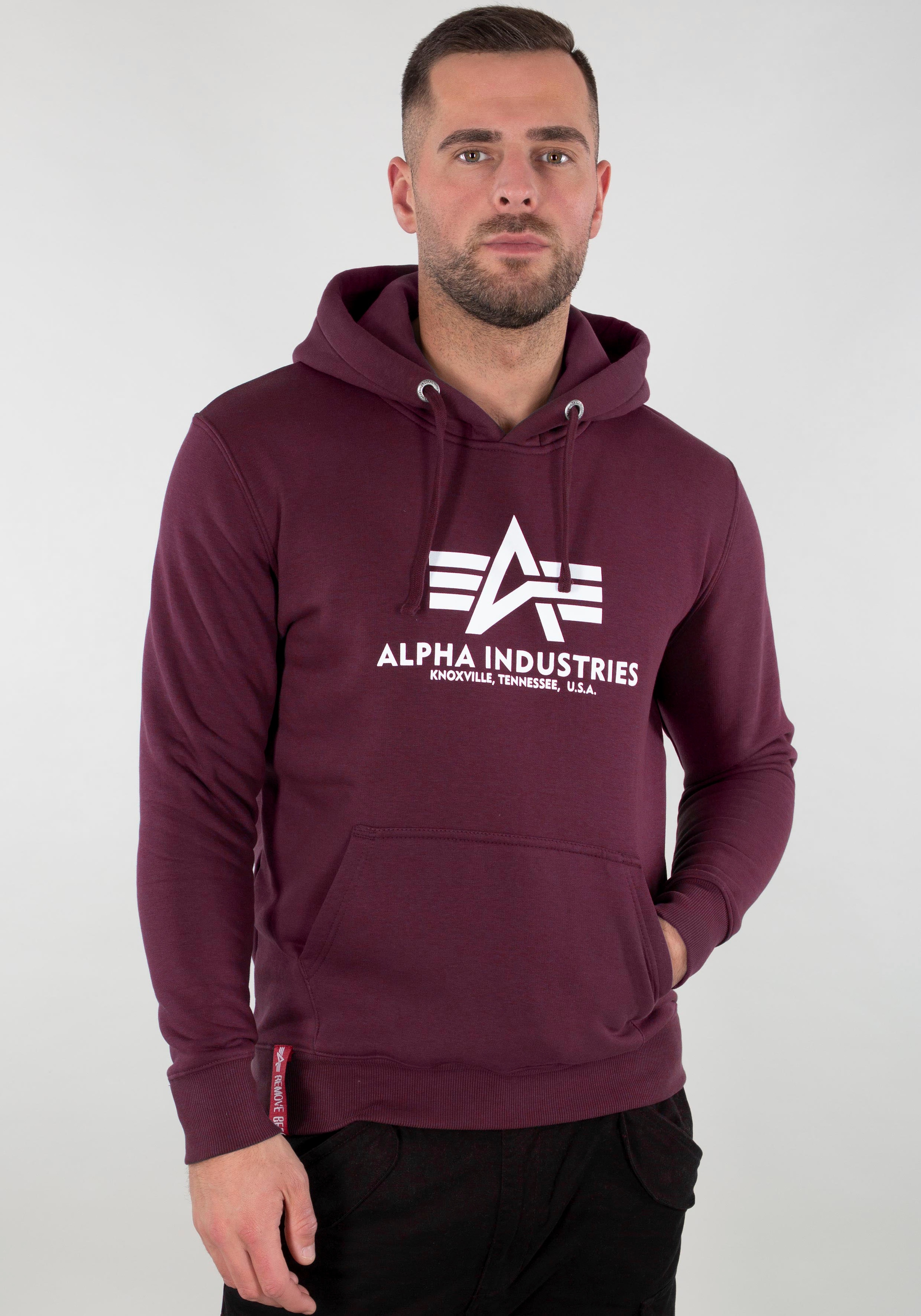 Alpha Industries Kapuzensweatshirt "Basic Hoody", Baumwollmischung, regular fit