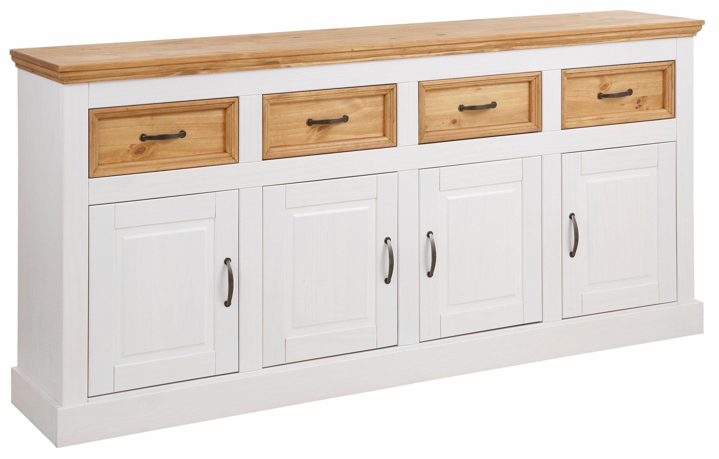 Home affaire Sideboard »Selma«, Kommode mit 4 Türen und 4 Schubkästen. Breite 192 cm