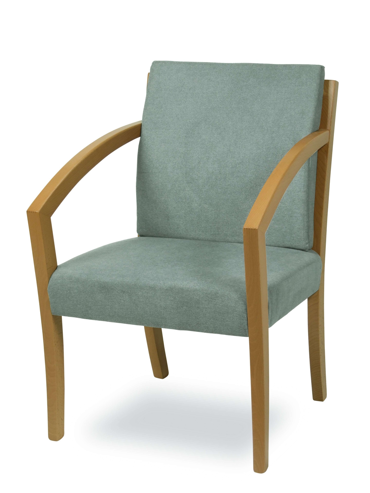 Home affaire Esszimmerstuhl "G98 George Armlehnstuhl, Sessel, Loungesessel, Stuhl, Made in Italy" () 1 Stk.Extra-confort, Fleckenabweisendes Gewebe, Massivholz