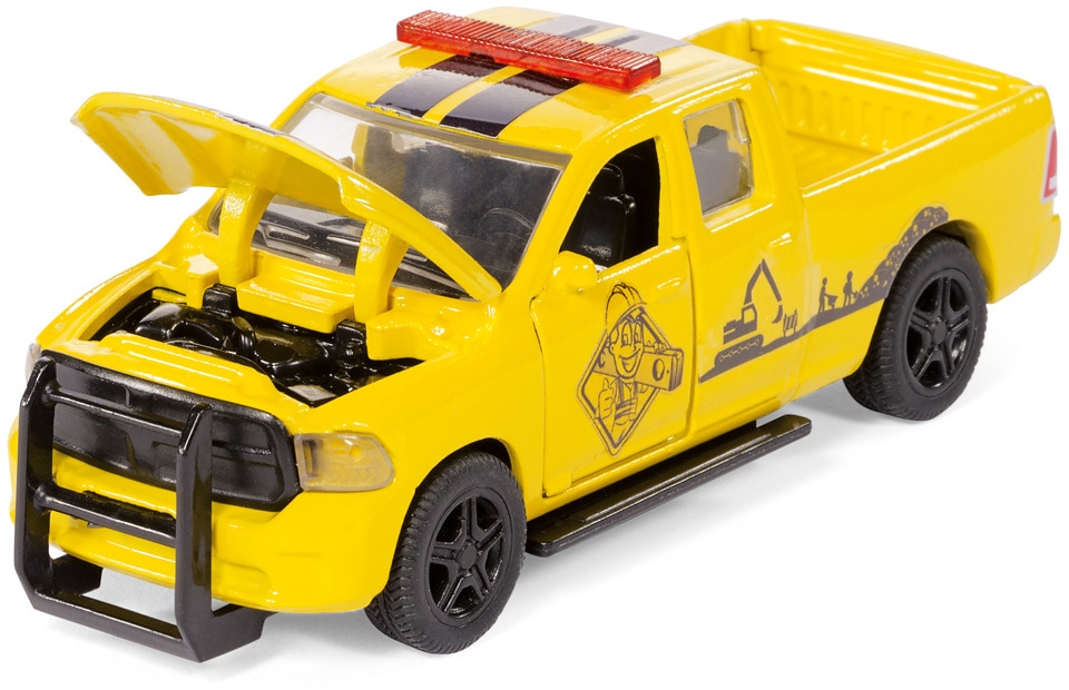 Siku Miniatur DODGE RAM 1500 MIT TRAILER KOMPRESSOR UND ZUBEHÖR