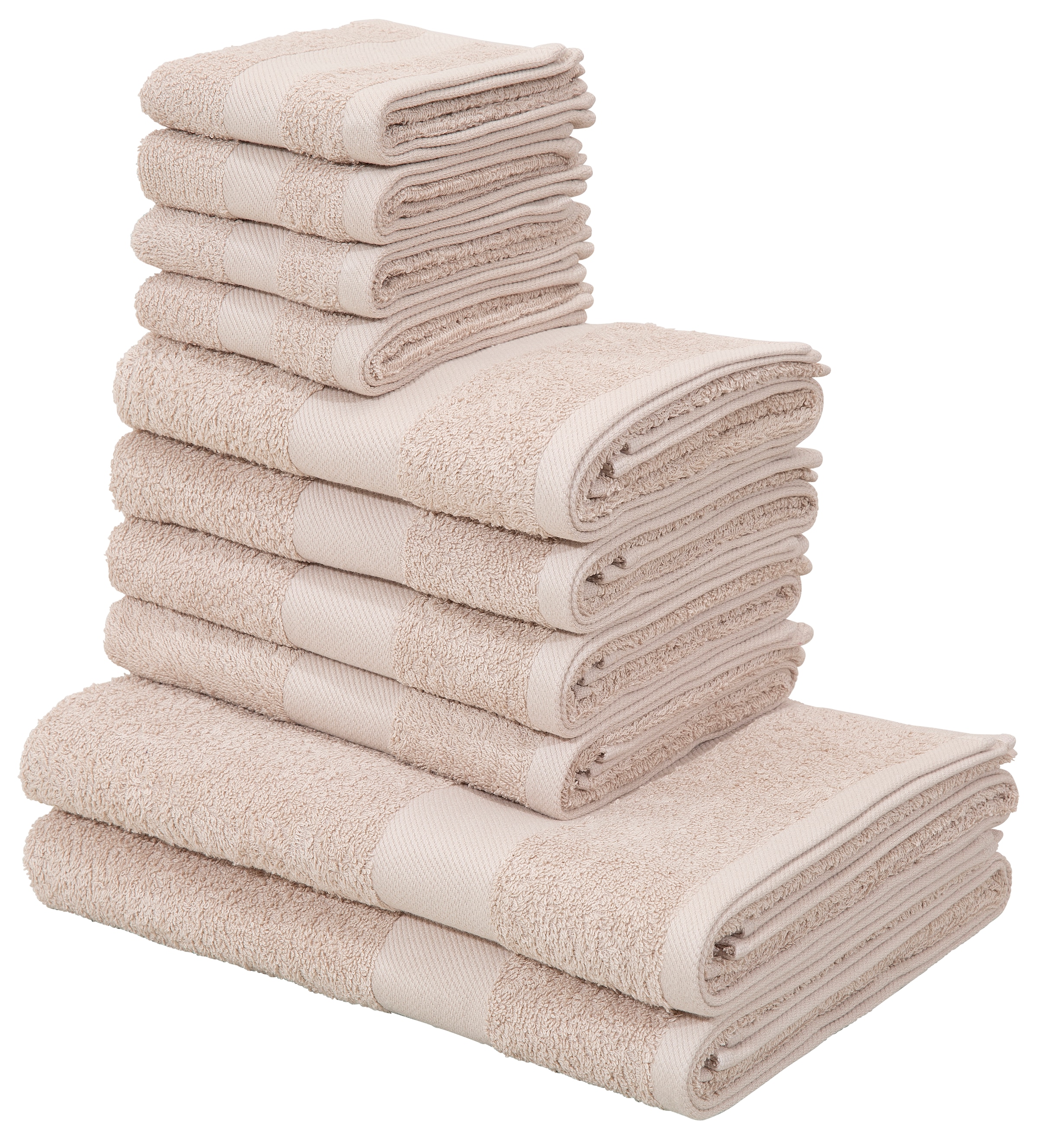 my home Handtuch Set »Melli«, | Walkfrottee, Farben, Handtuchset in shoppen tlg., 100% 10 Baumwoll-Handtücher online Set, Jelmoli-Versand dezenten