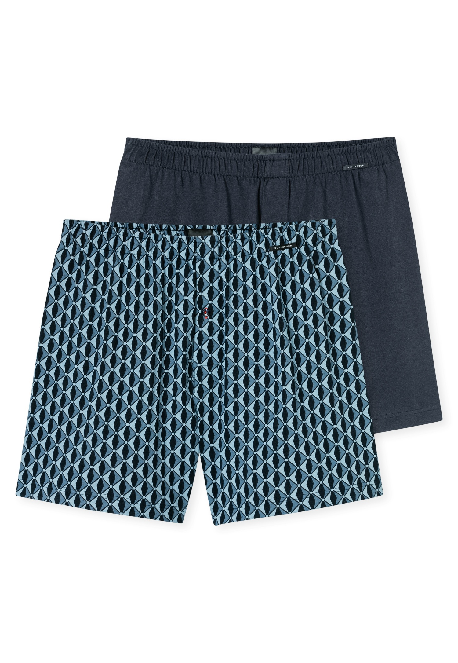 Schiesser Weiter Boxer »Boxershorts Multipacks« 2er Pack, ideal als Geschenk, mit Eingriff