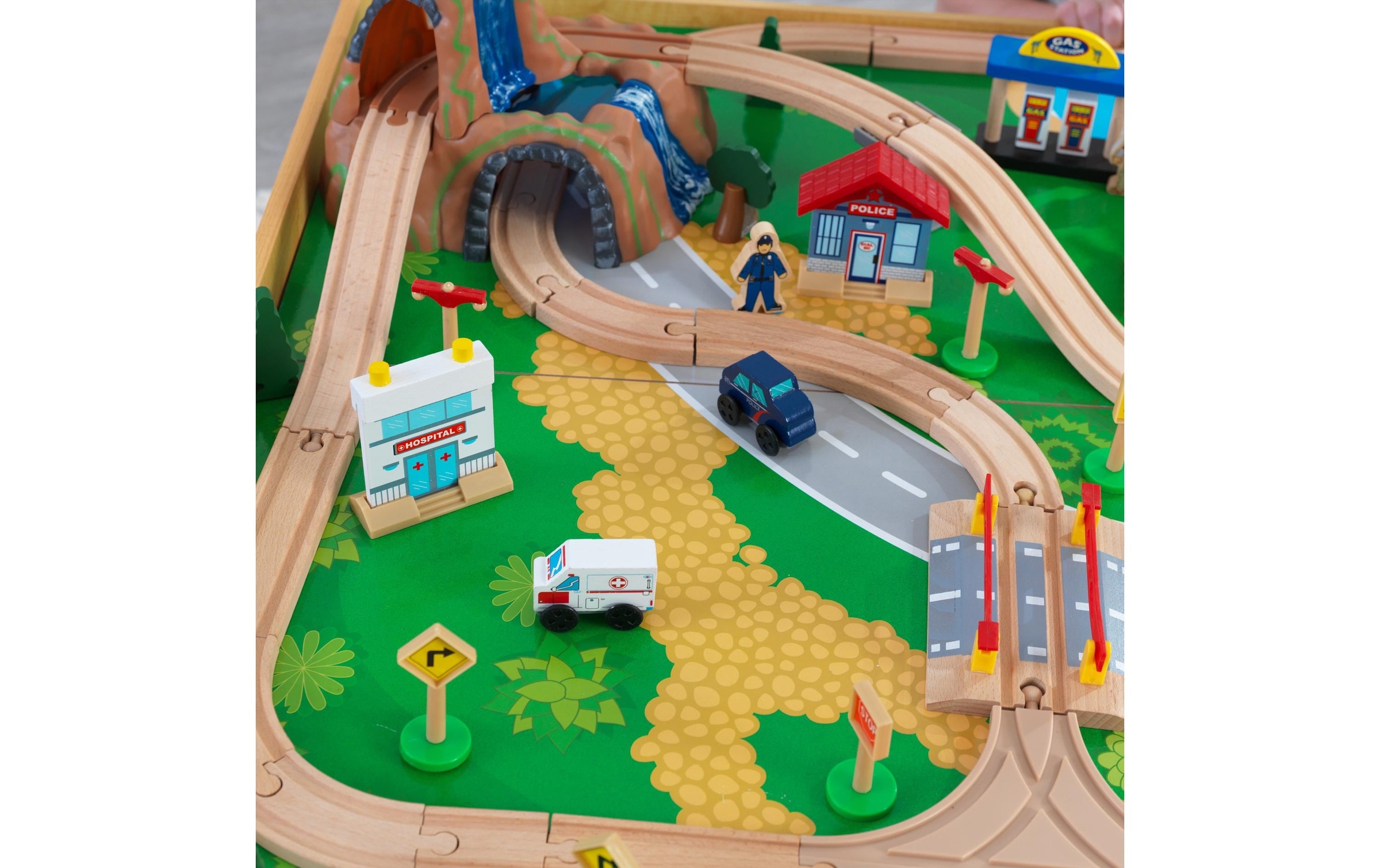 KidKraft® Spielzeug-Eisenbahn »Spieltisch Waterfall Mountain 120 Teile«