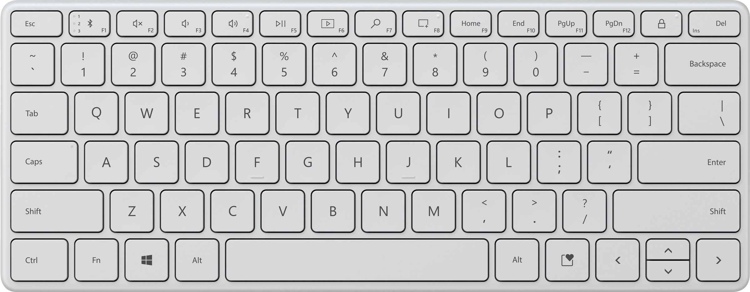 Microsoft Tastatur »Designer Compact«, (Windows-Sperrtaste)