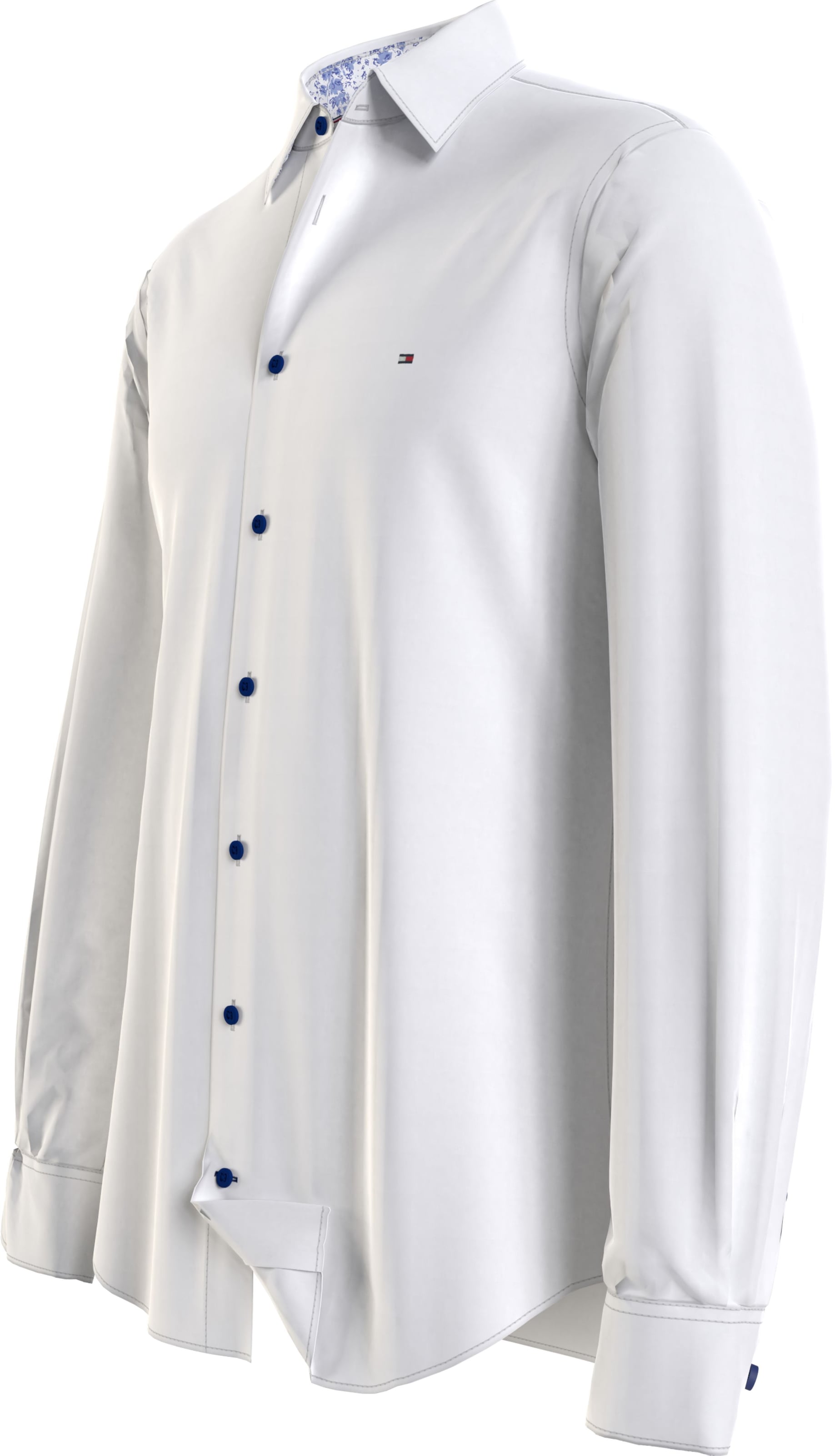 Tommy Hilfiger TAILORED Langarmhemd »CL SOLID POPLIN SF SHIRT«