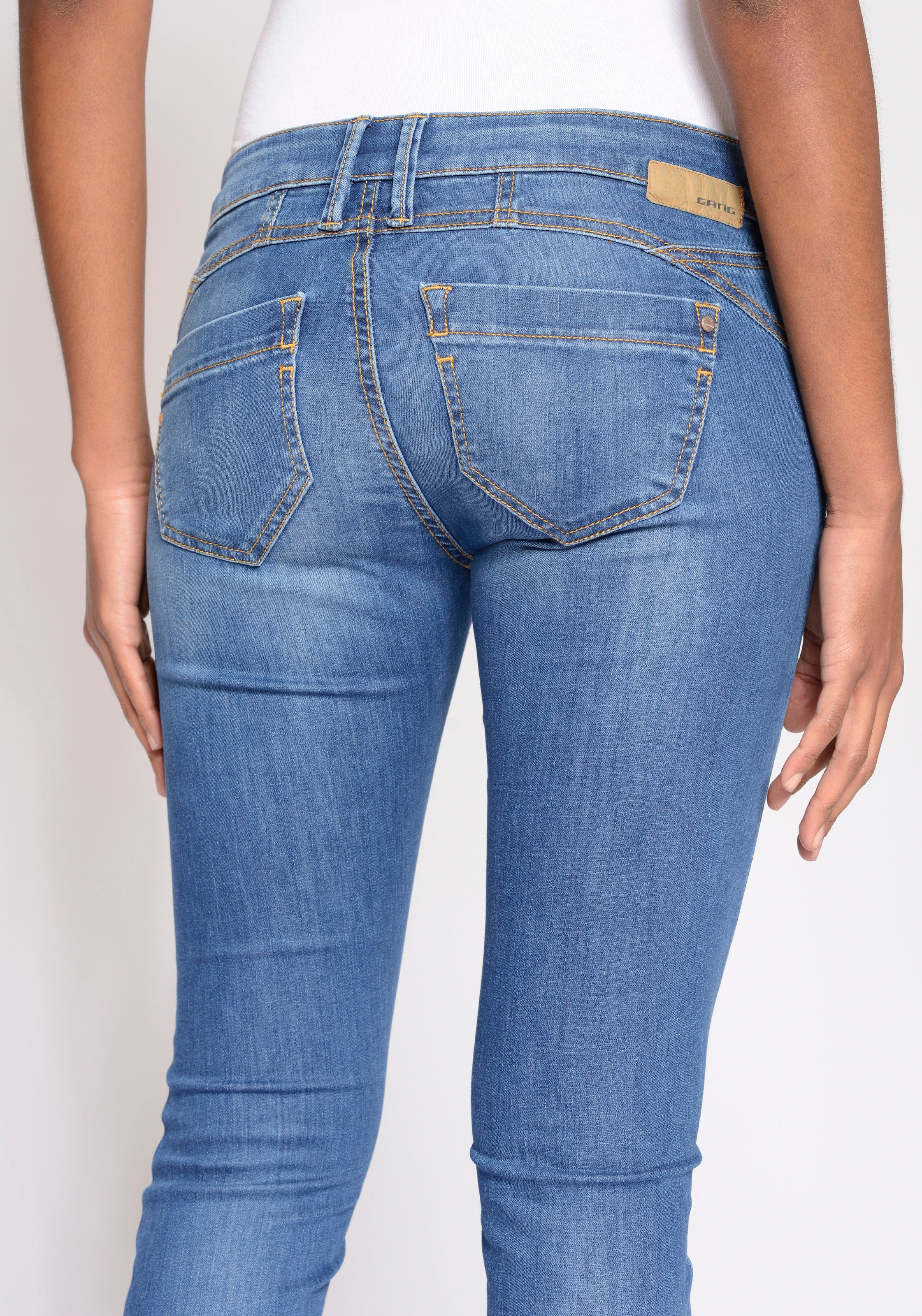GANG Skinny-fit-Jeans shoppen »94Nena«, coolen online bei Used-Effekten mit Schweiz Jelmoli-Versand