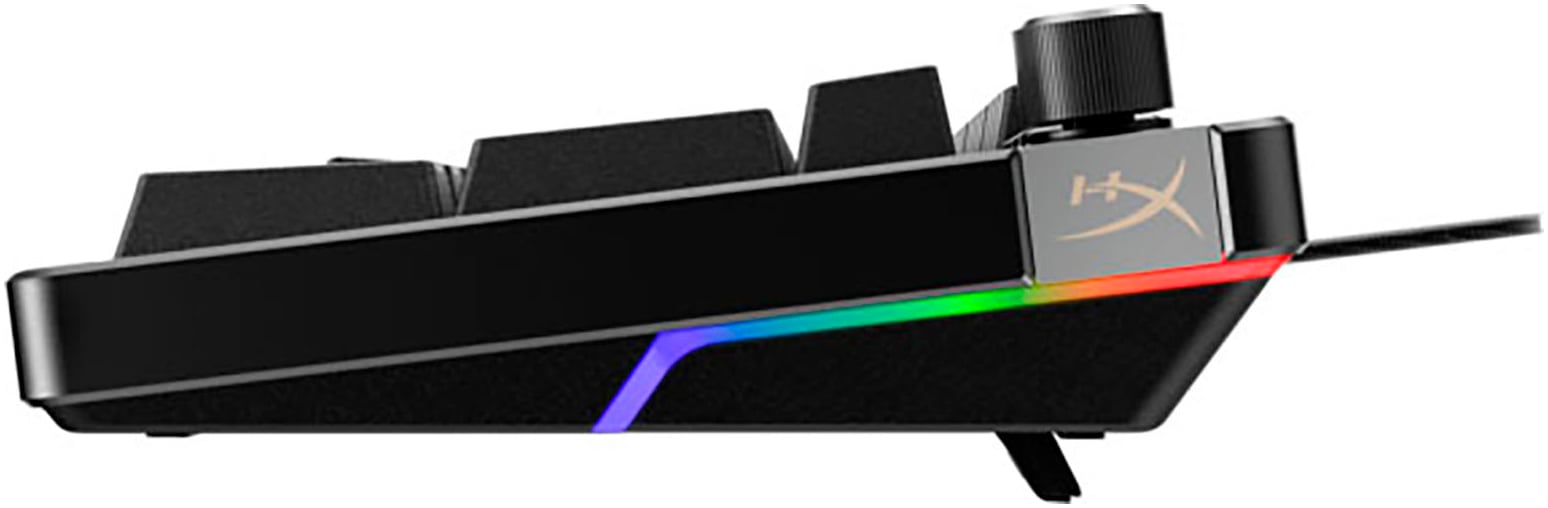 HyperX Gaming-Tastatur »Alloy Rise«, (Ziffernblock-Fn-Tasten-Profil-Speicher-Gaming-Modus-verstellbare Füsse)