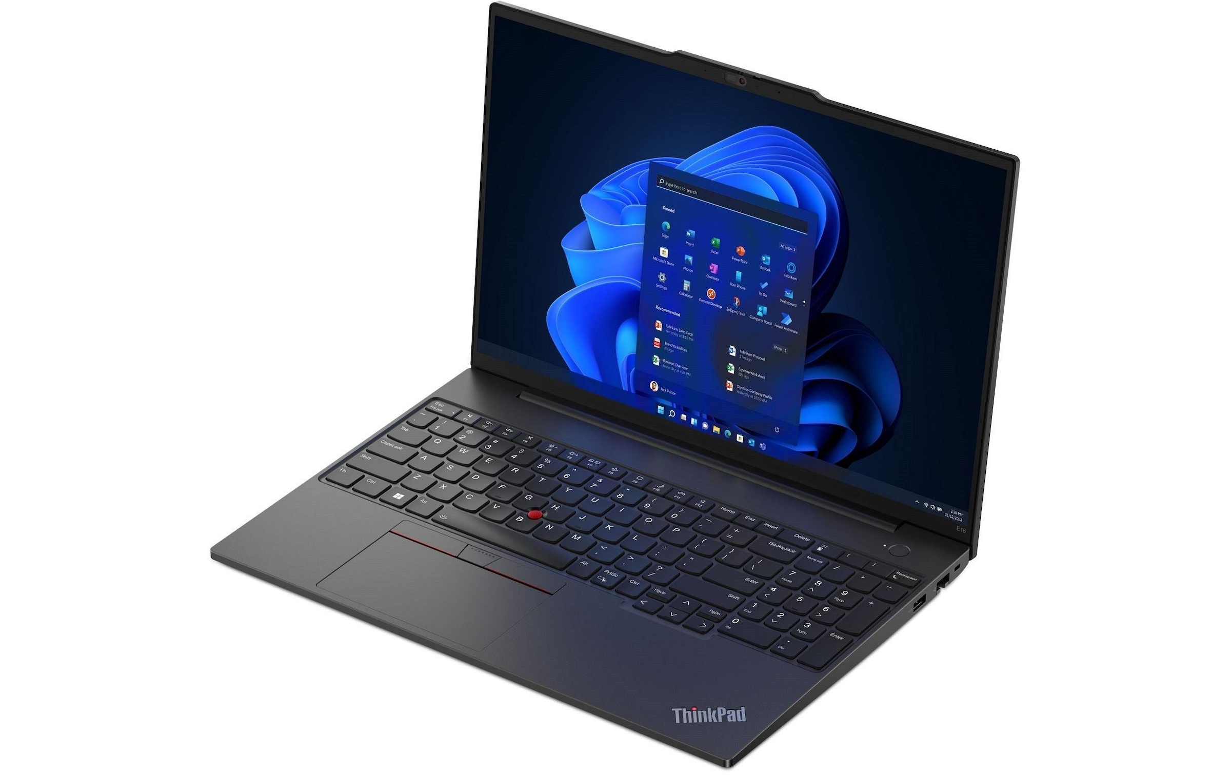 Lenovo Business-Notebook »ThinkPad E16 Gen. 1 (Intel)«, 40,48 cm, / 16 Zoll, Intel, Core i7, 512 GB SSD