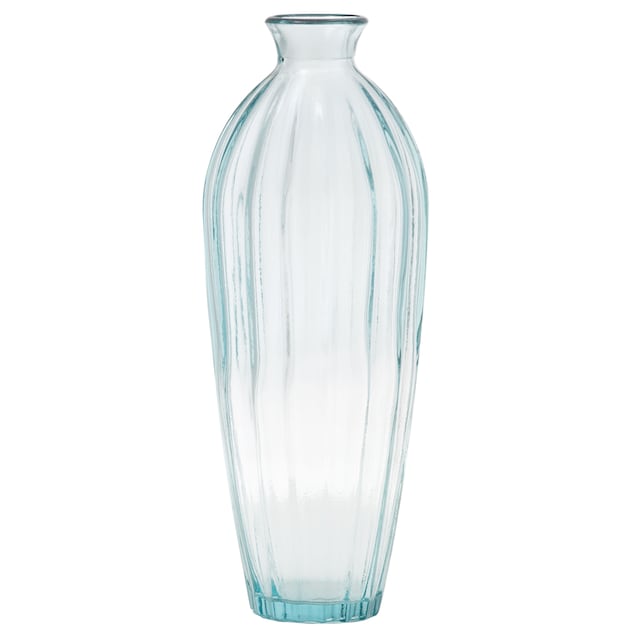 Jelmoli-Online Style Glas, ❤ 28 cm of ca. Dekovase, Höhe Ø recyceltem (1 Tischvase bestellen »Zane«, im aus 12 cm, St.), Shop Places