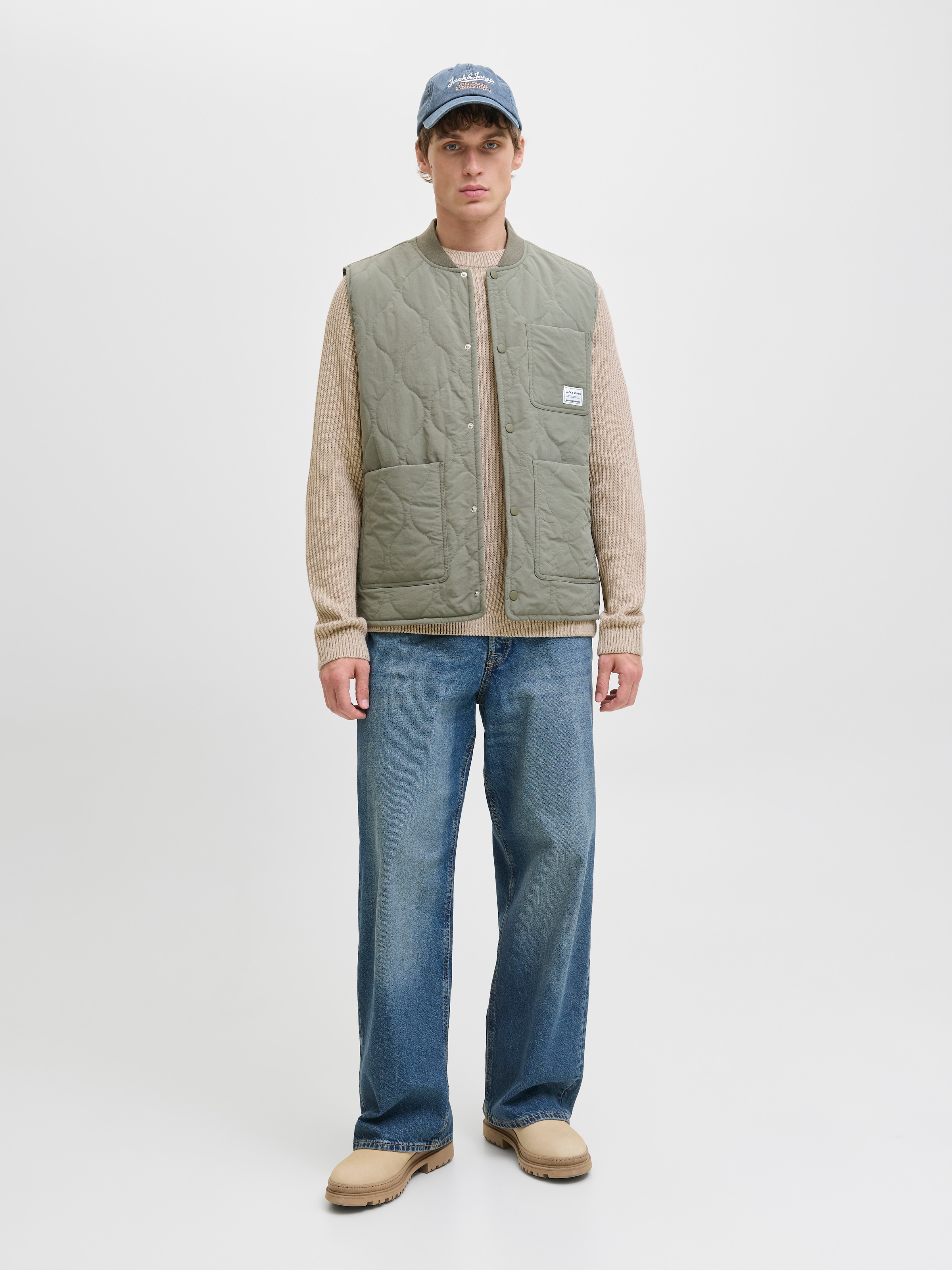 Jack & Jones Strickpullover »JJEDOVER KNIT CREW NECK SN«