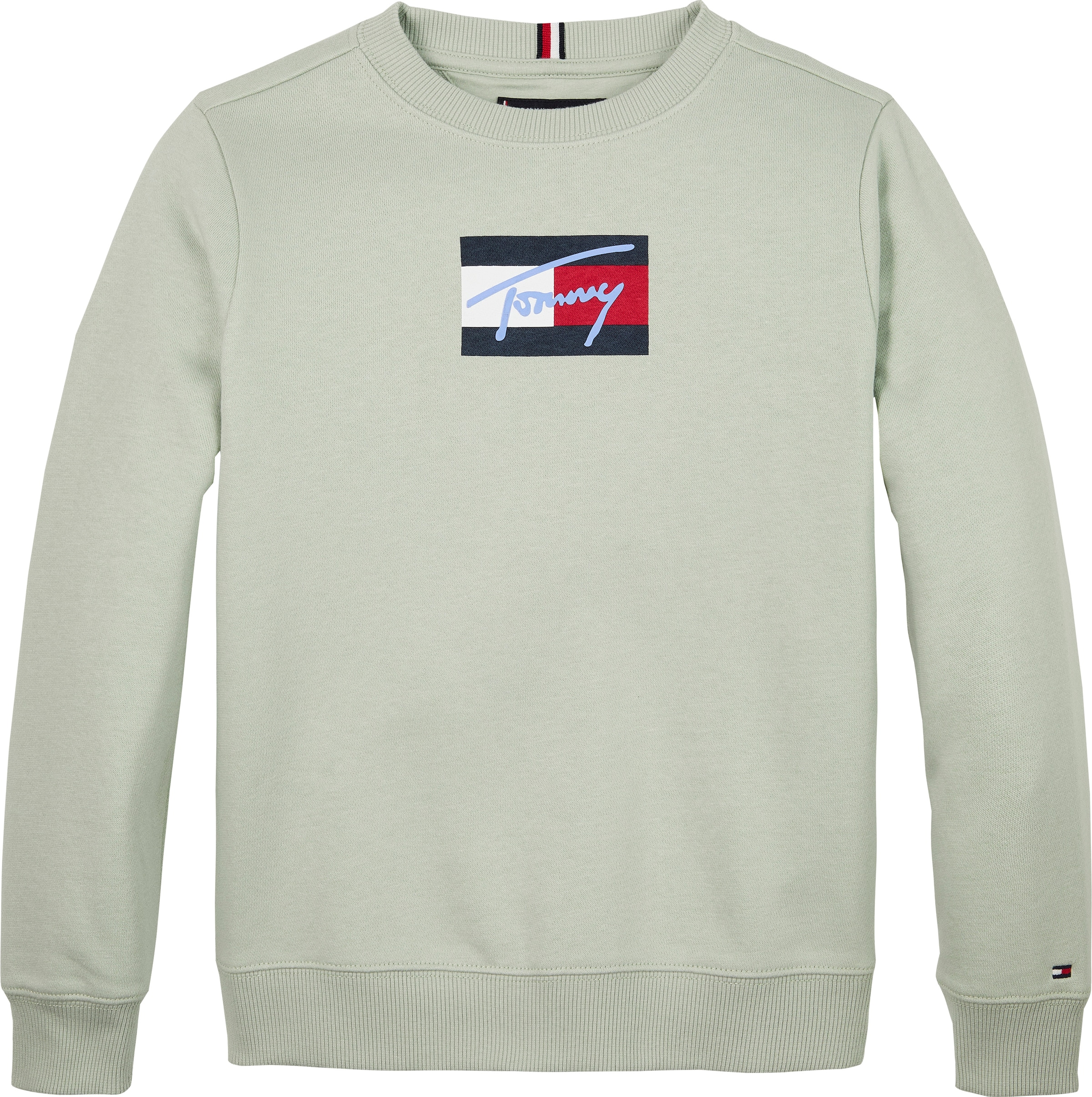 Tommy Hilfiger Sweatshirt »TOMMY SCRIPT FLAG SWEATSHIRT«, für Kinder bis 16 Jahre, Flag-Logo-Druck