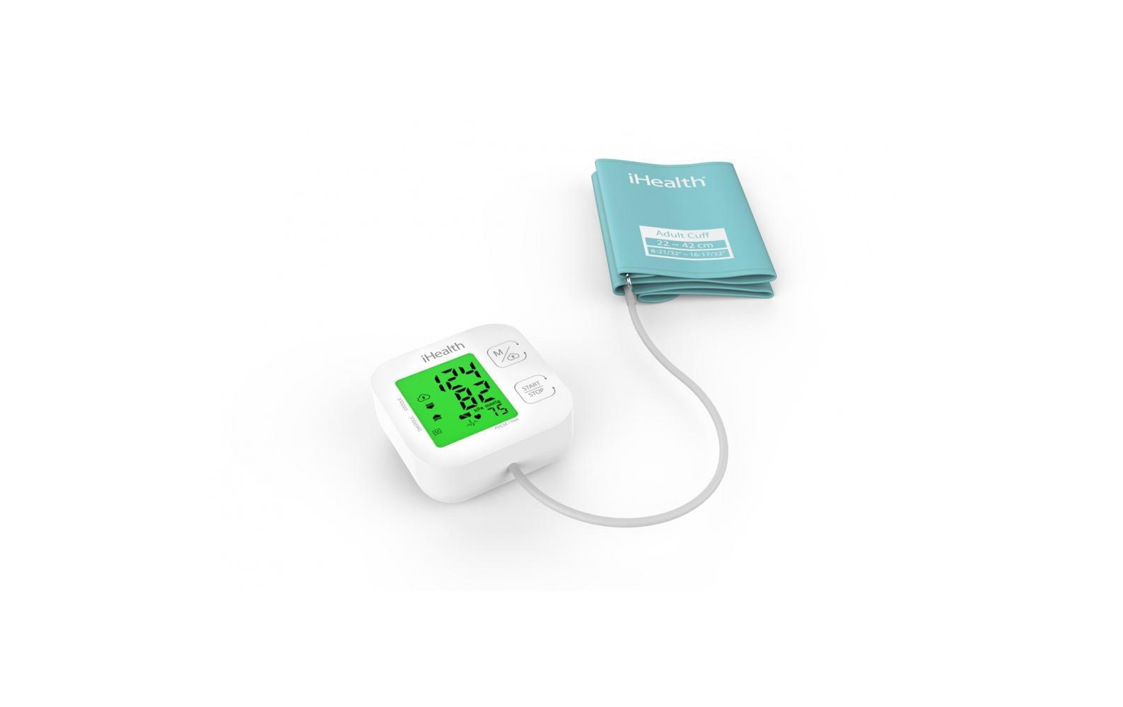 iHealth Blutdruckmessgerät »BP Track wireless«, Arrhythmie-Erkennung, Messergebnis-Einstufung